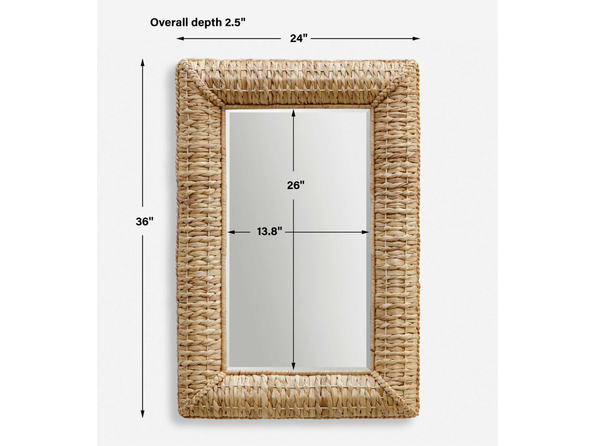 Abbyson Home Thia Rectangle Mirror