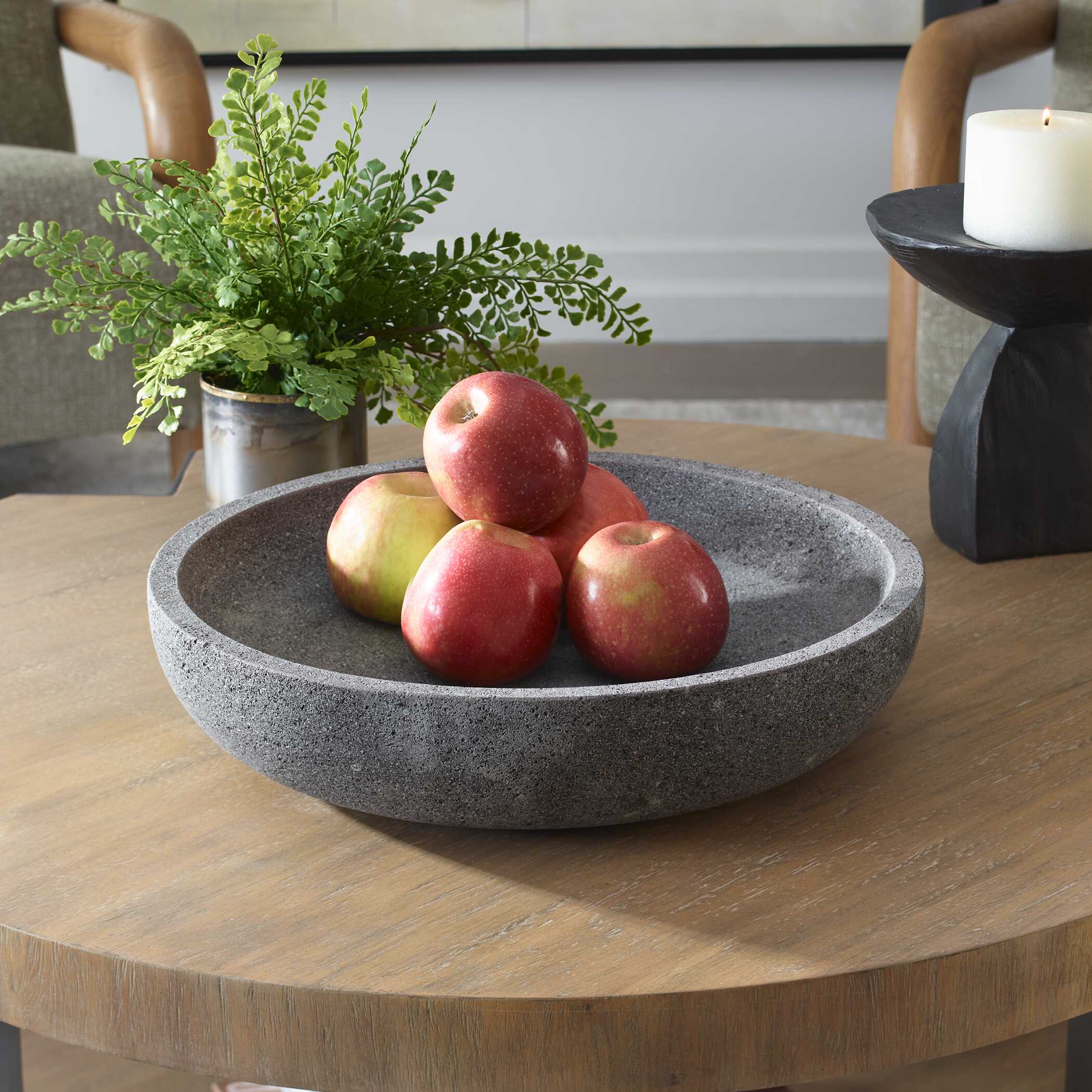 Abbyson Home Ashen Earth Outdoor Bowl