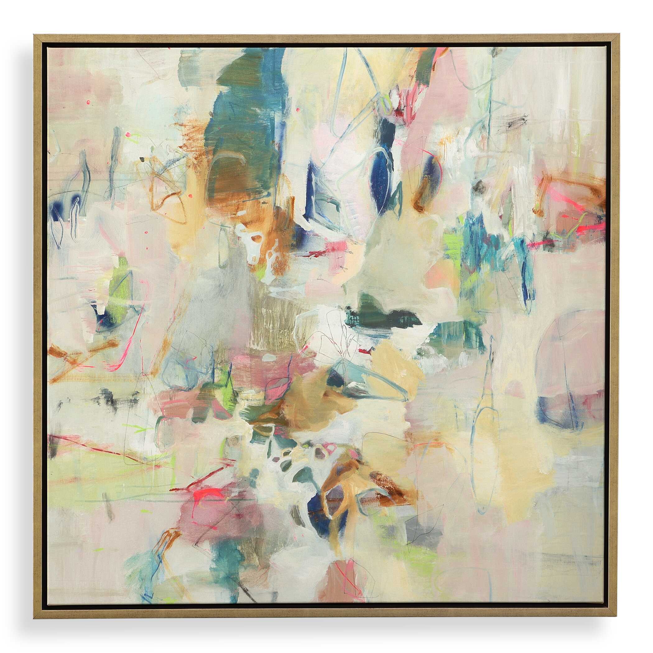 Abbyson Home Party Time Framed Abstract Art