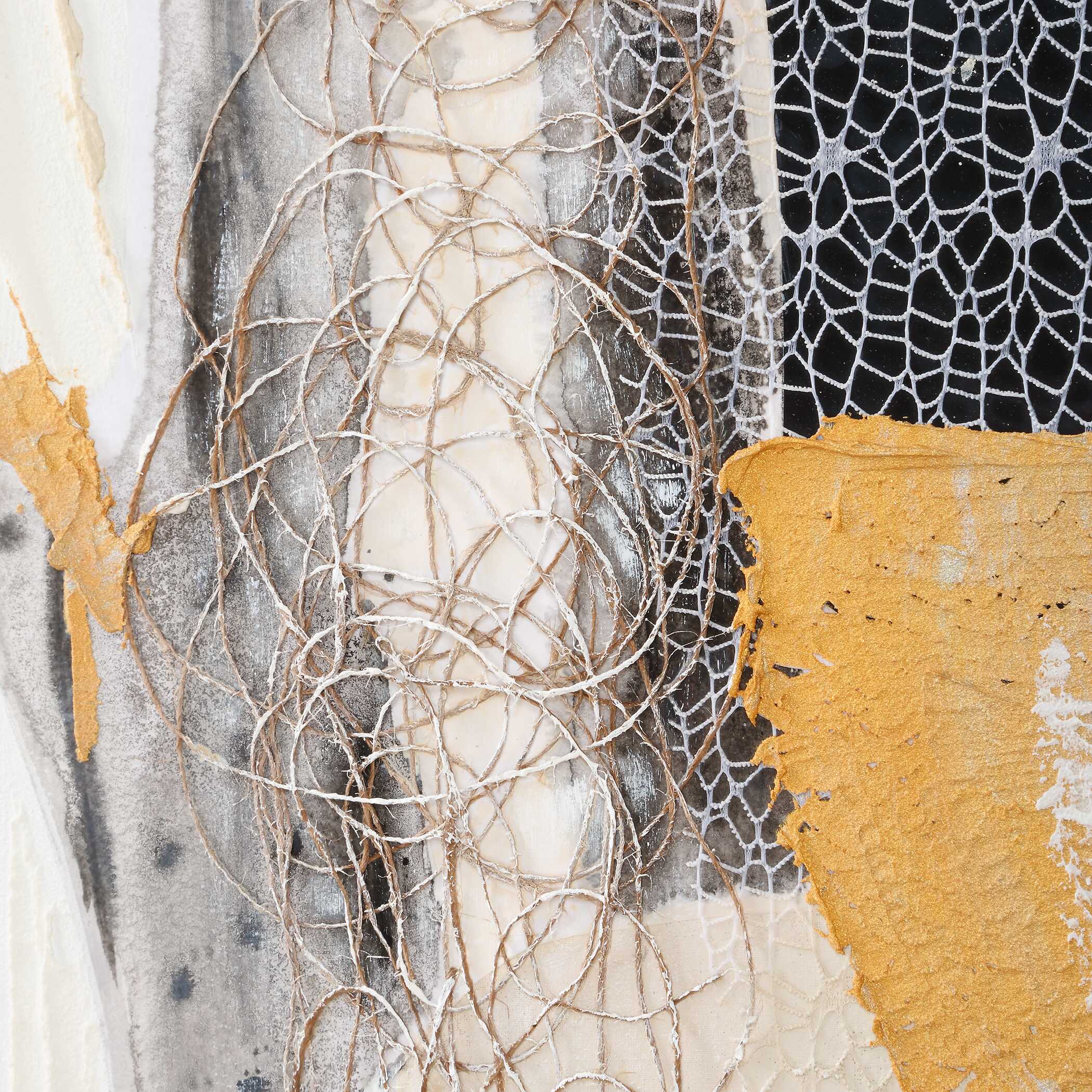 Abbyson Home Scatter Abstract Hand Painted Canvas Art