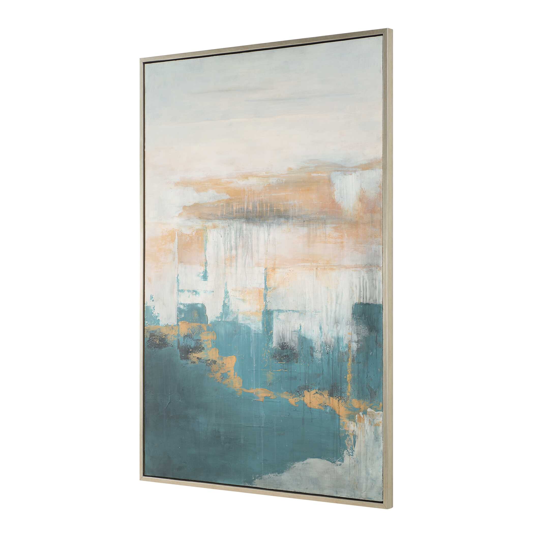 Abbyson Home Eastside Abstract Coastal Art