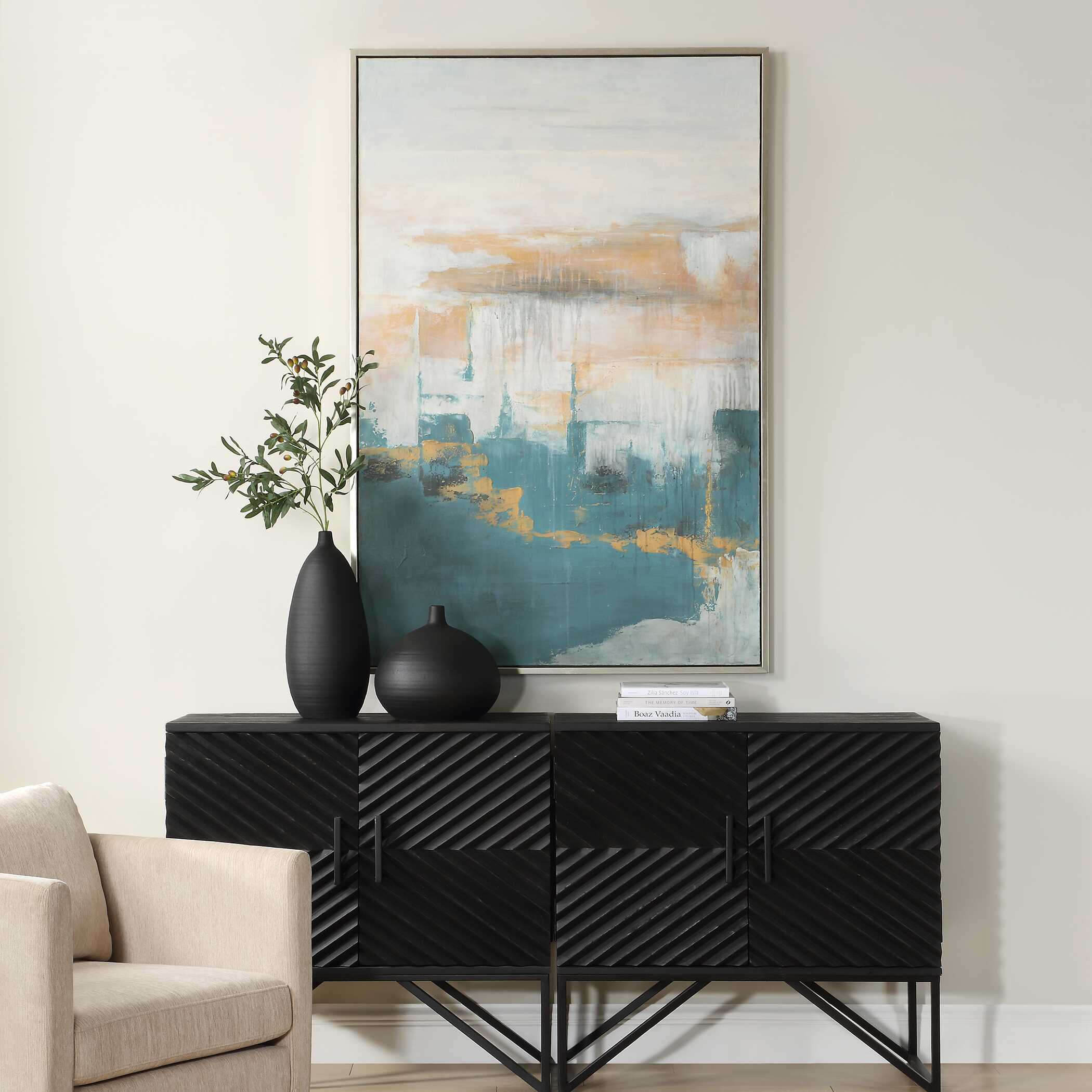 Abbyson Home Eastside Abstract Coastal Art