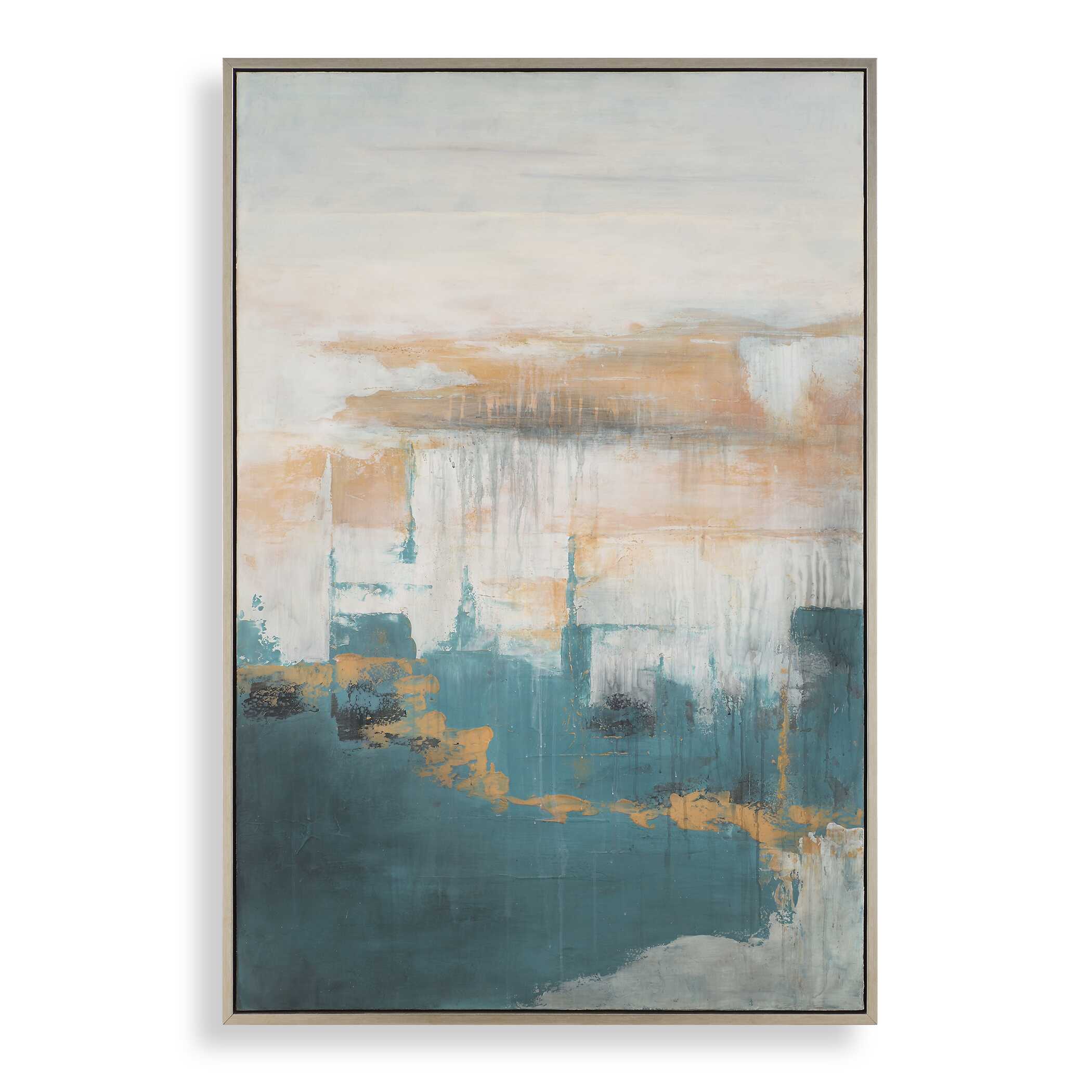 Abbyson Home Eastside Abstract Coastal Art