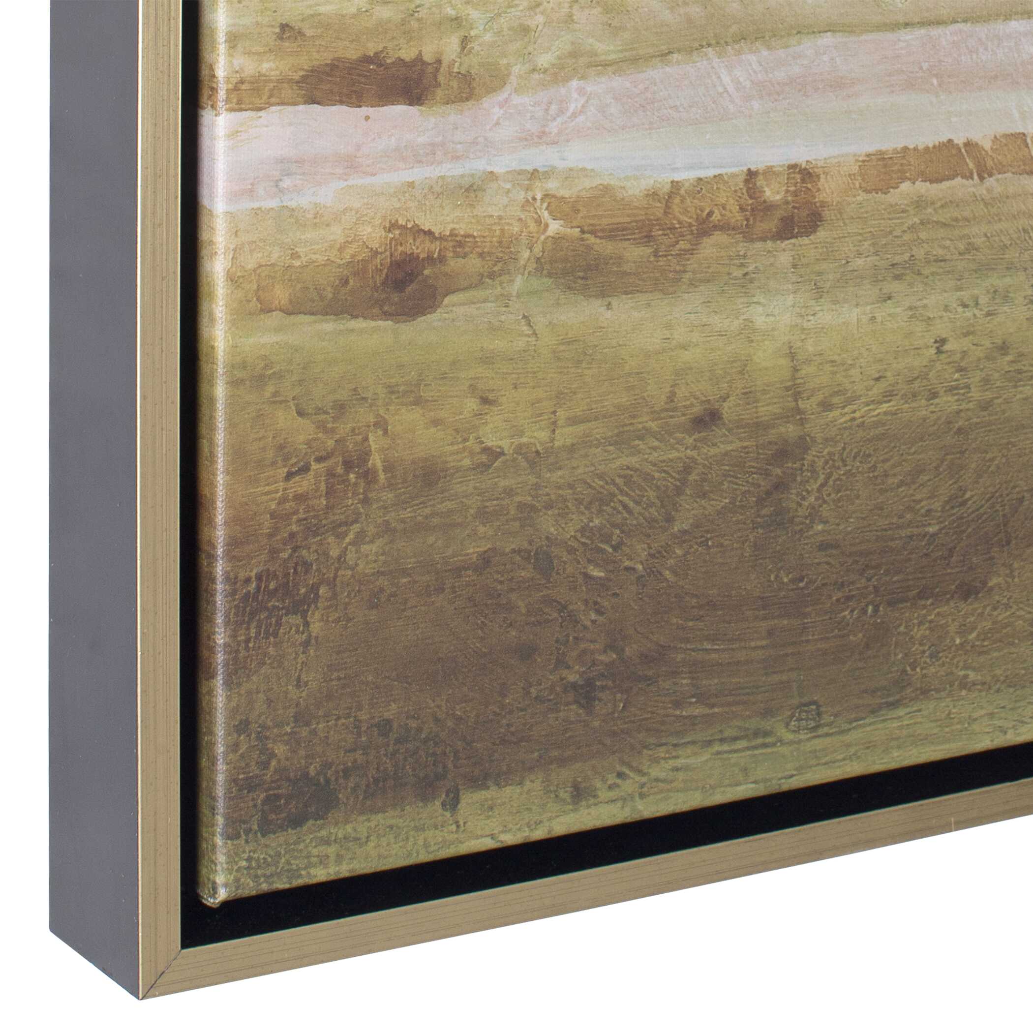 Abbyson Home Hazy Lake Framed Landscape Art