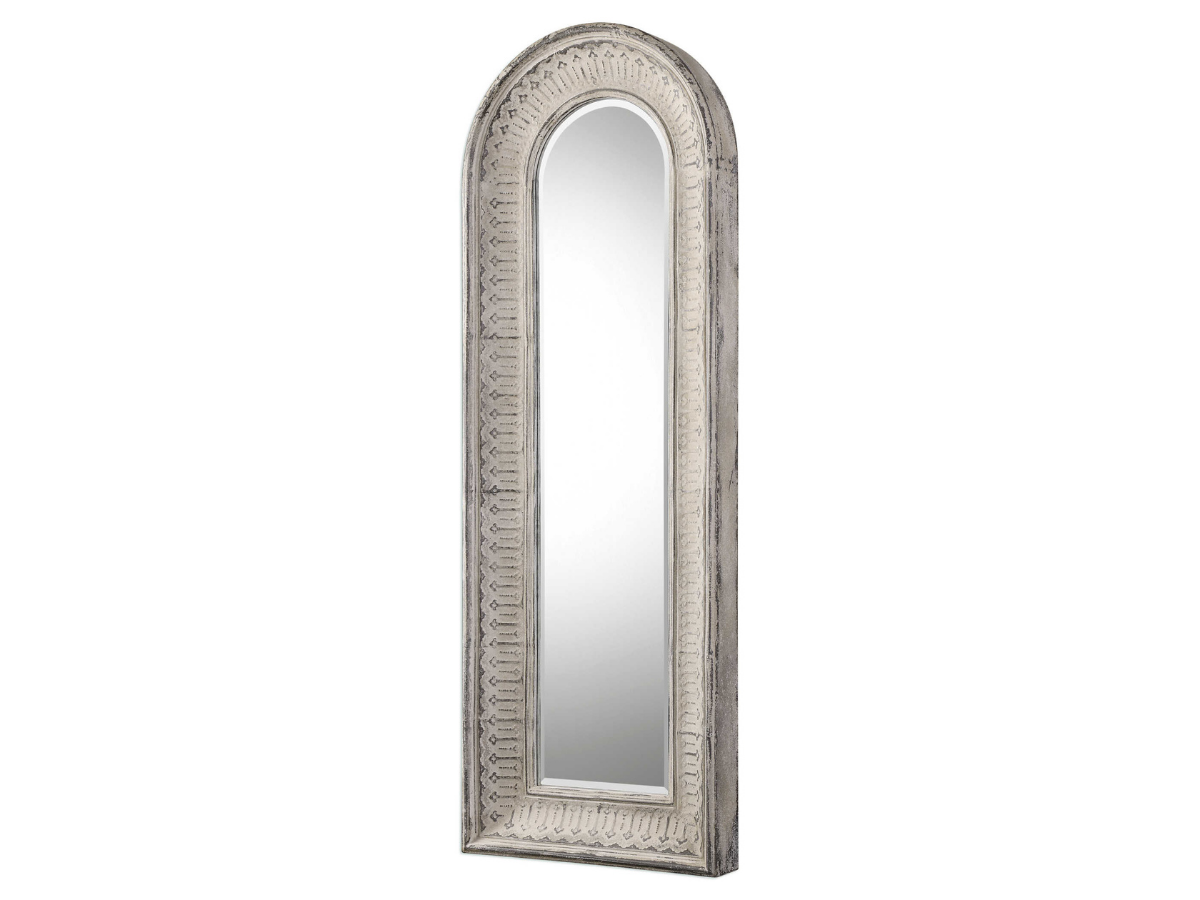 Abbyson Home Aria Aged Gray Arch Mirror
