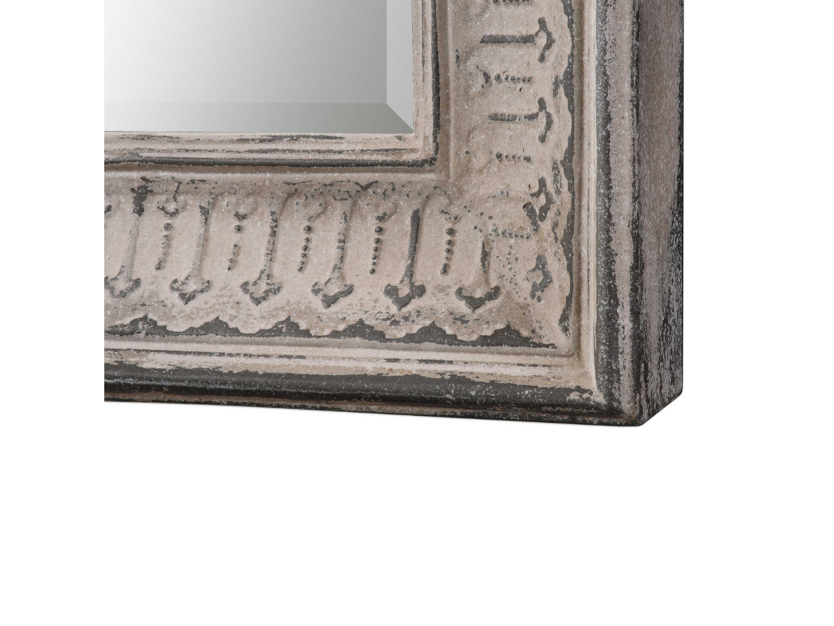 Abbyson Home Aria Aged Gray Arch Mirror