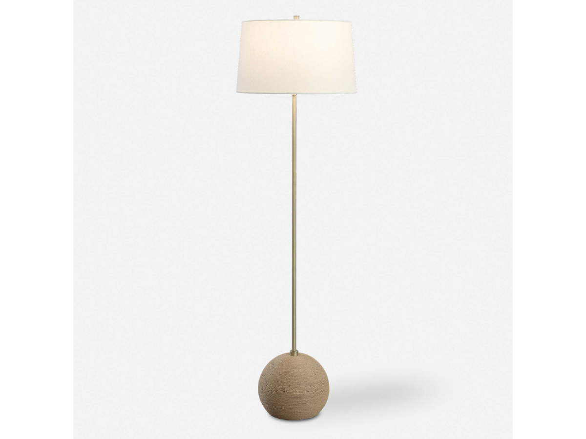 Abbyson Home Cativa Brass Floor Lamp