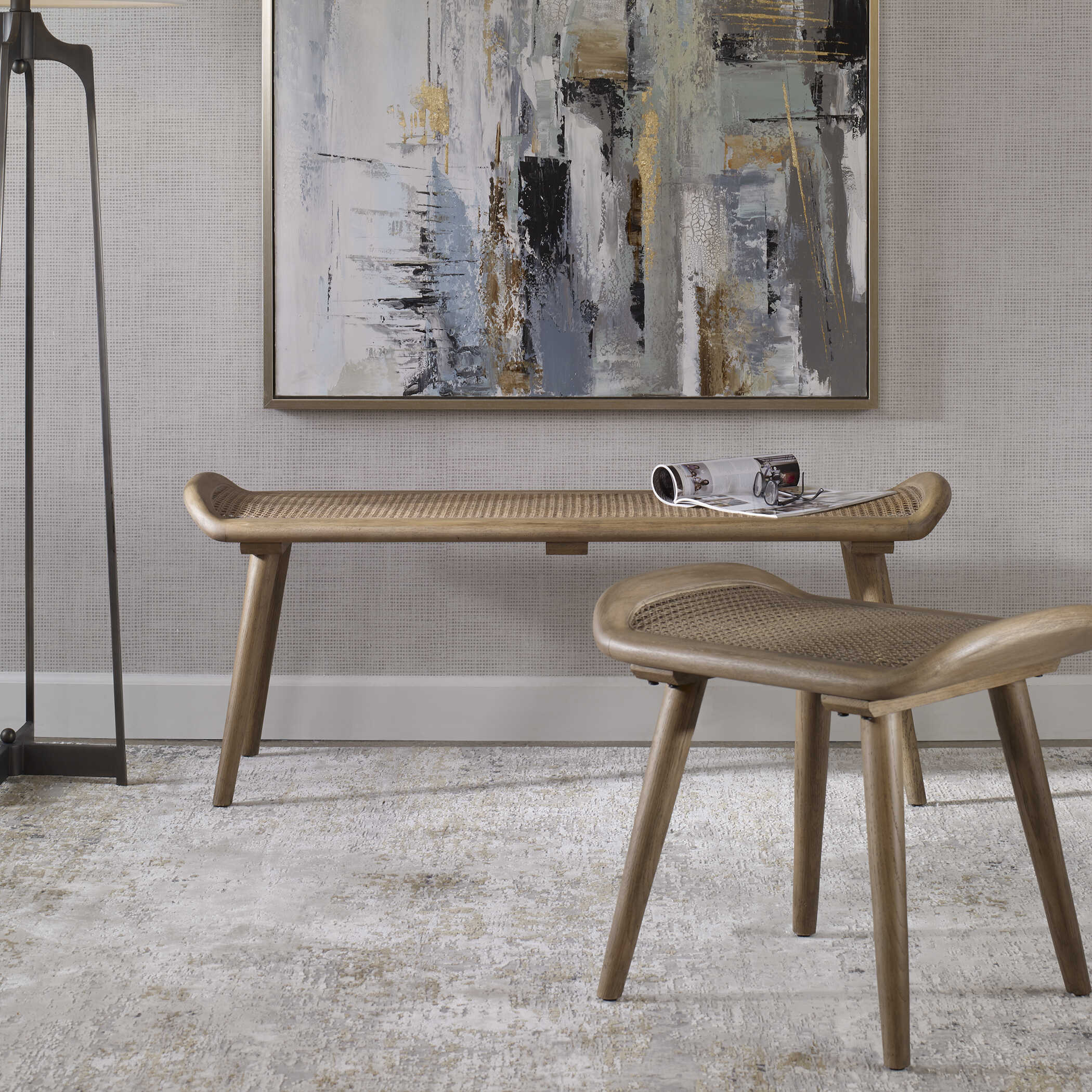 Abbyson Home Arne Scandinavian Small Bench