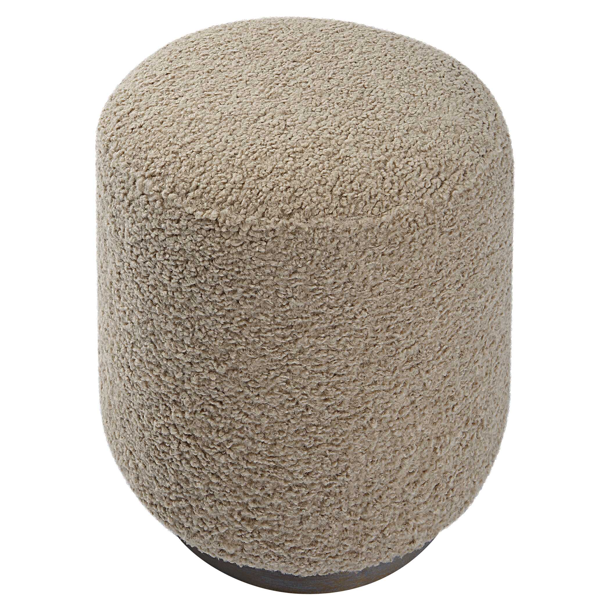 Abbyson Home Avila Latte Round Ottoman