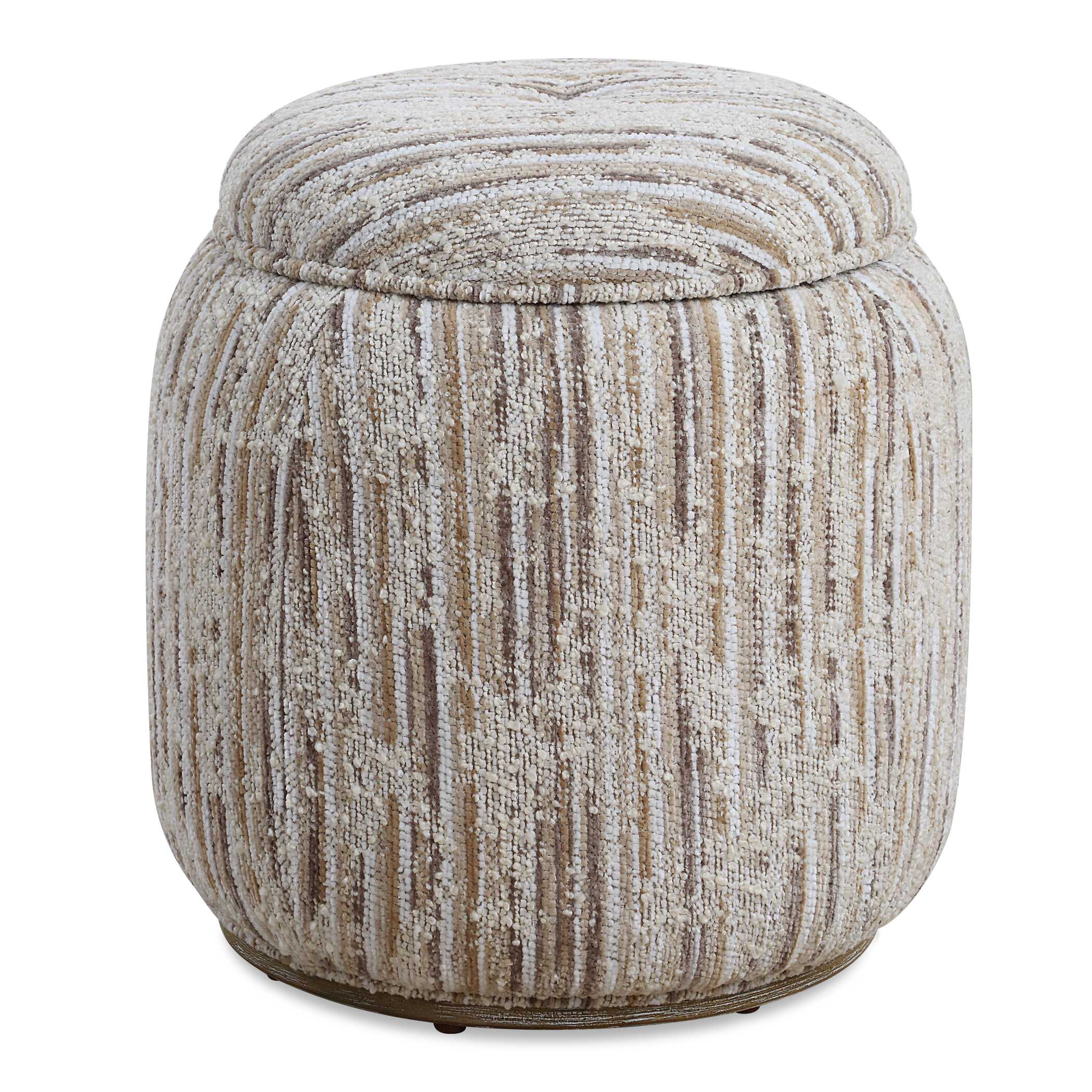 Abbyson Home Dialogue Tan Ottoman