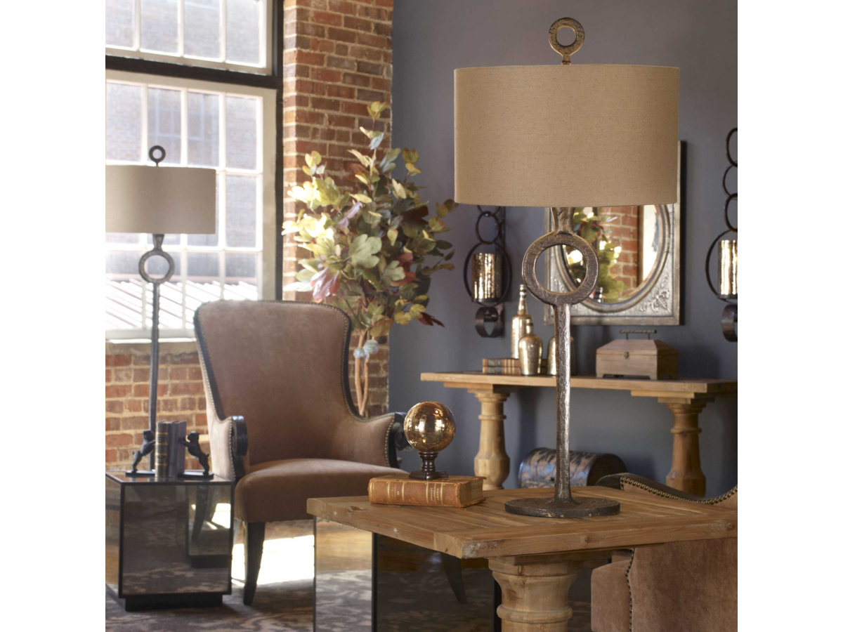 Abbyson Home Franne Cast Iron Table Lamp