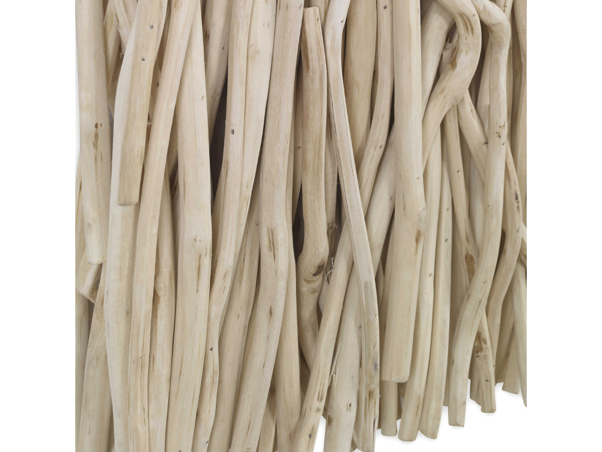 Abbyson Home Giver Square Bleached Wood Wall Decor