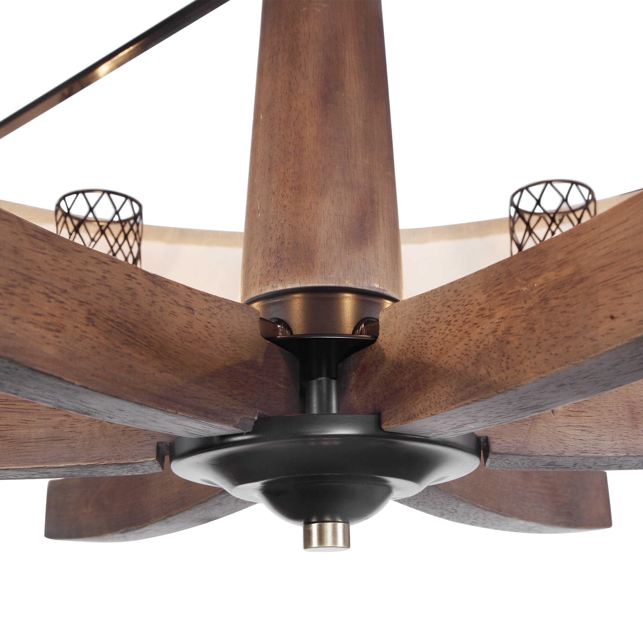 Abbyson Home Woodall 6 Light Drum Chandelier