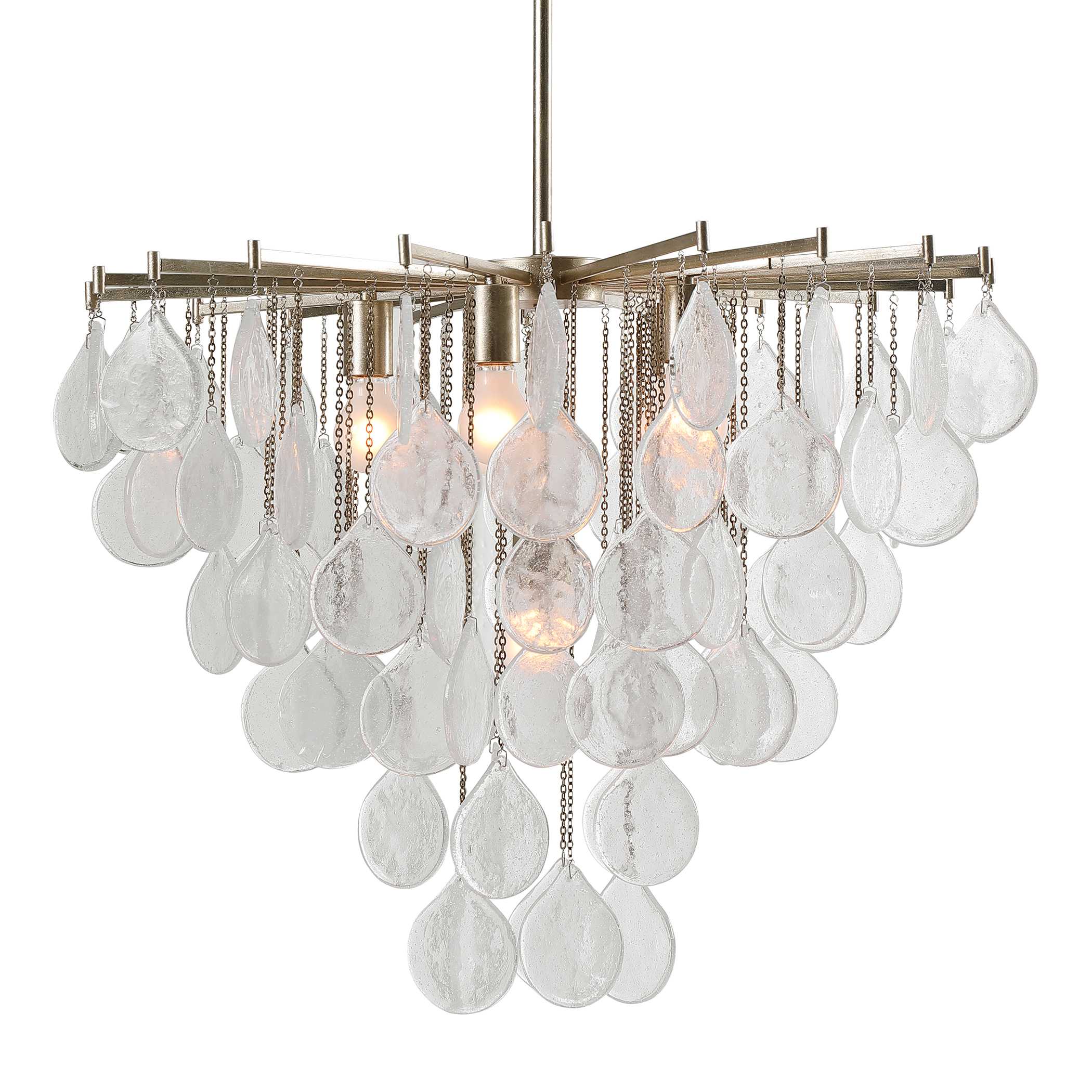 Abbyson Home Goccia 6 Light Tear Drop Glass Pendant
