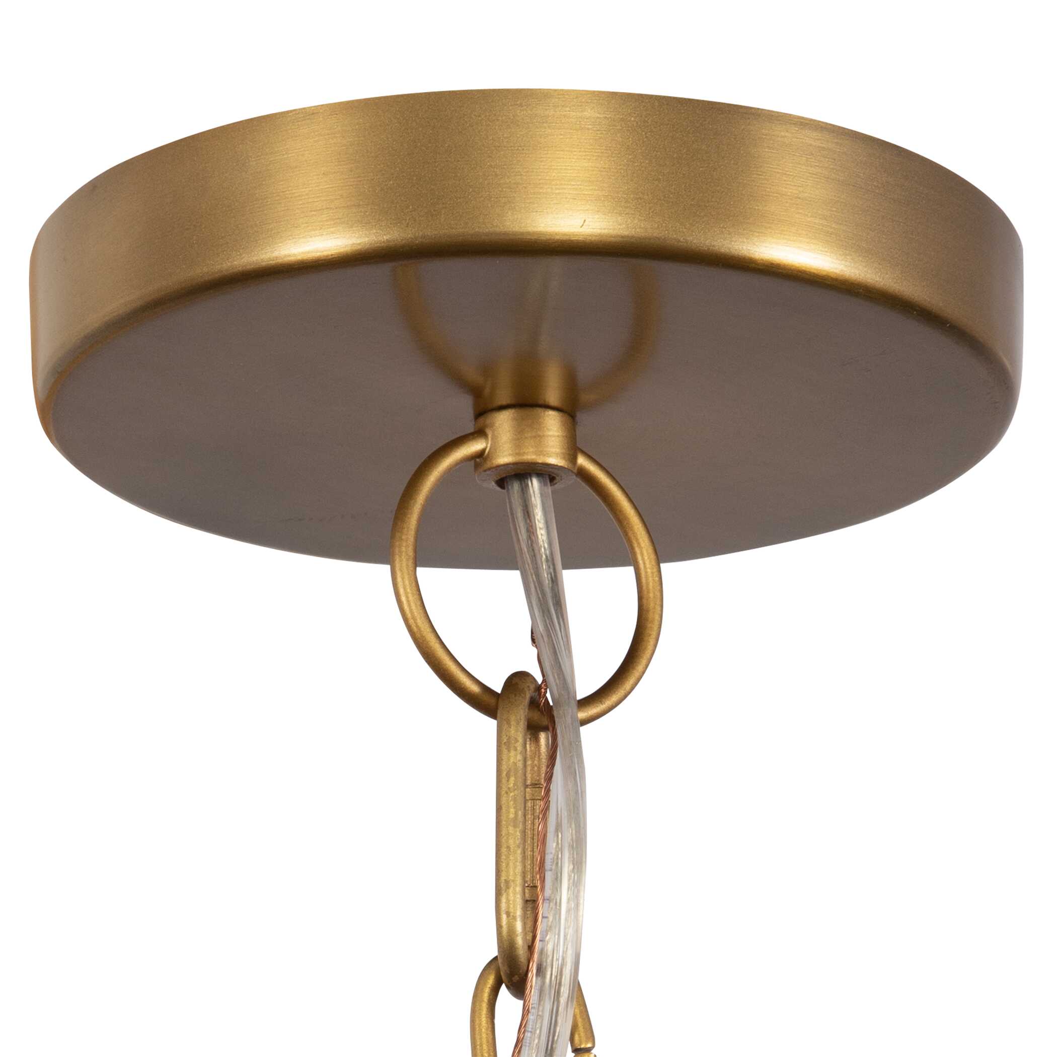 Abbyson Home Biswas Woven Jute 1 Light Pendant