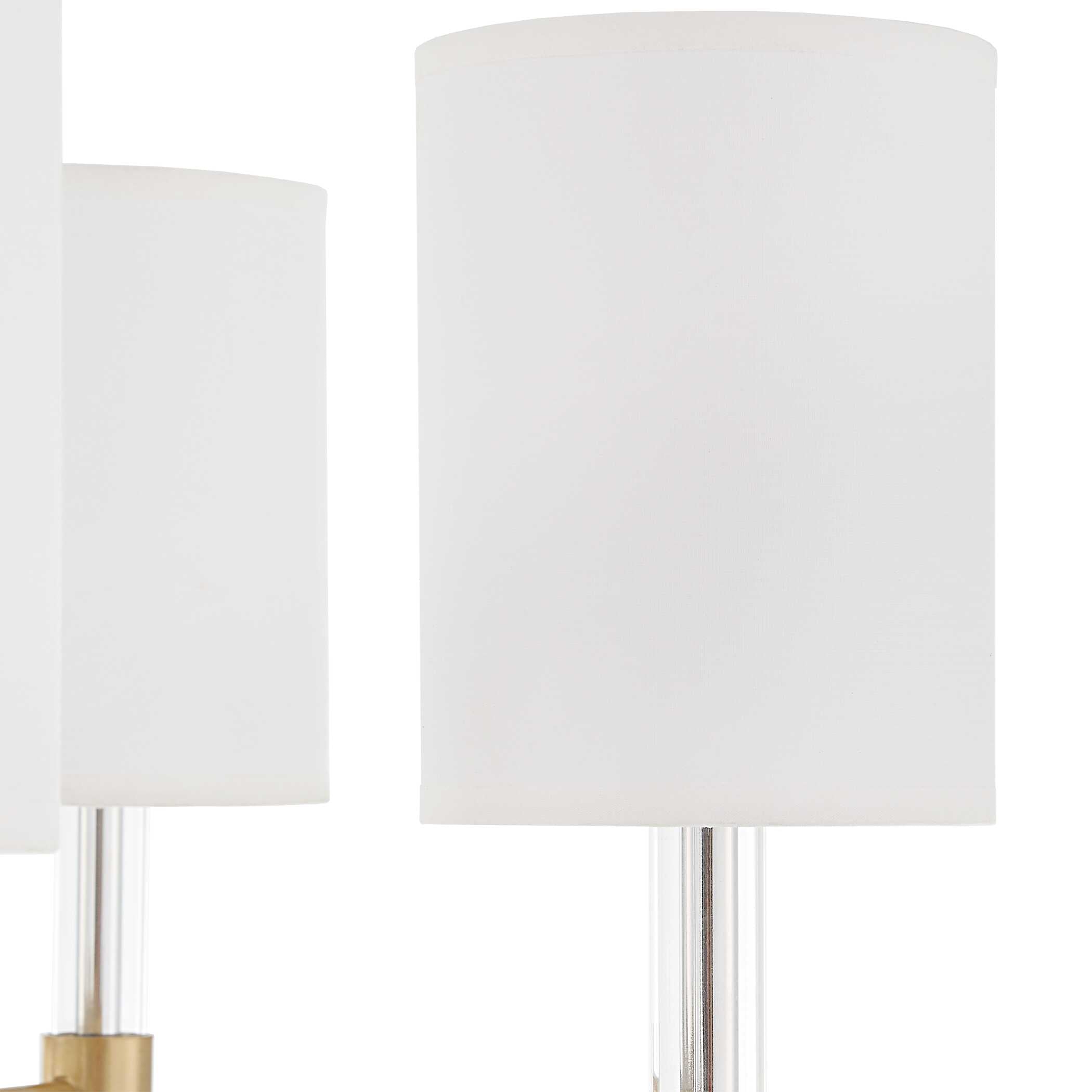 Abbyson Home Welkin 6 Light Modern Chandelier