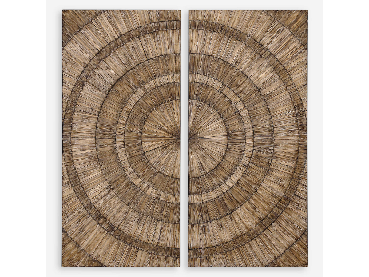 Abbyson Home Leonidas Wood Wall Art