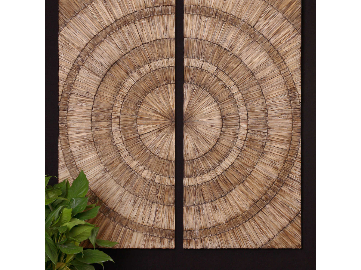 Abbyson Home Leonidas Wood Wall Art