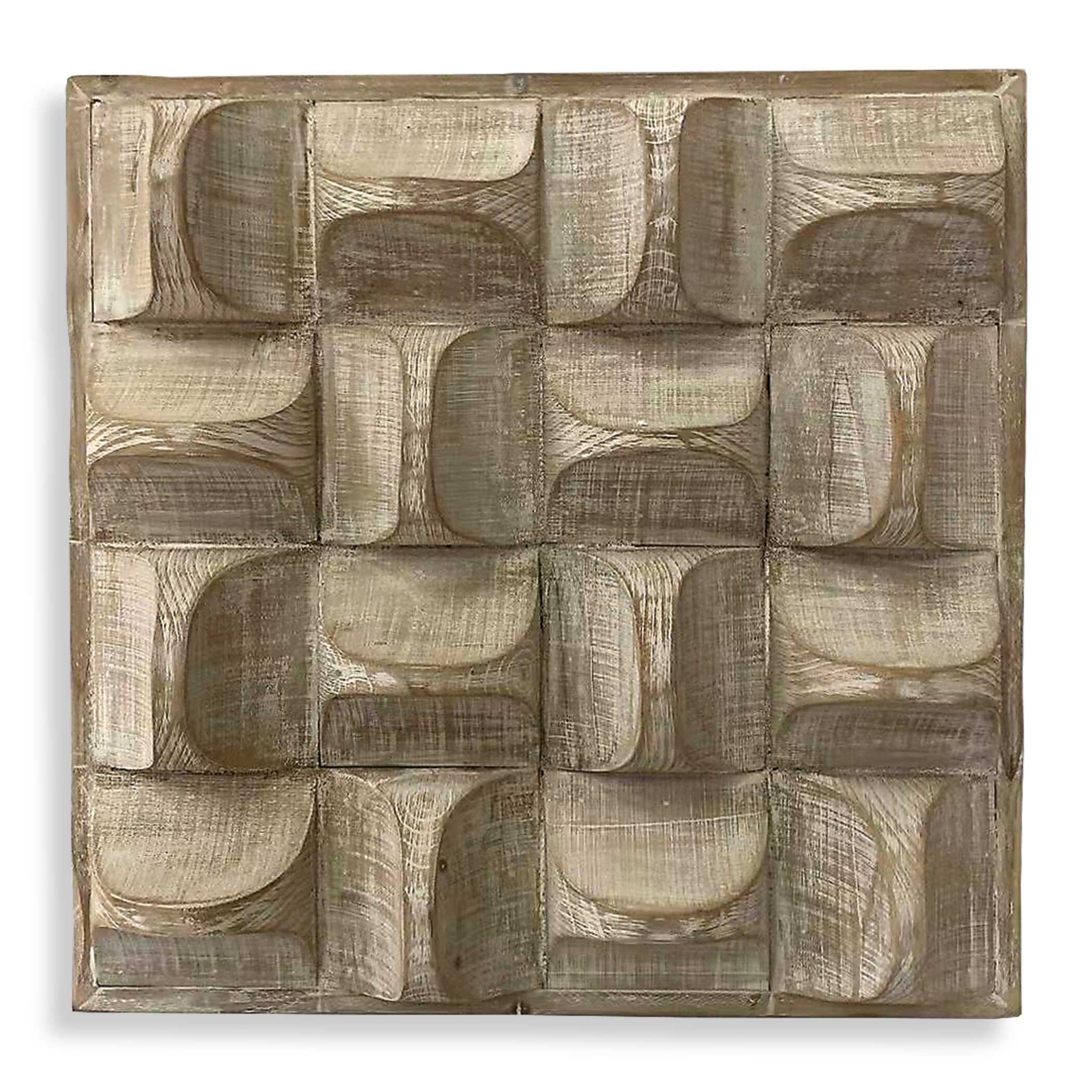 Abbyson Home Pickford Wood Wall Decor Natural