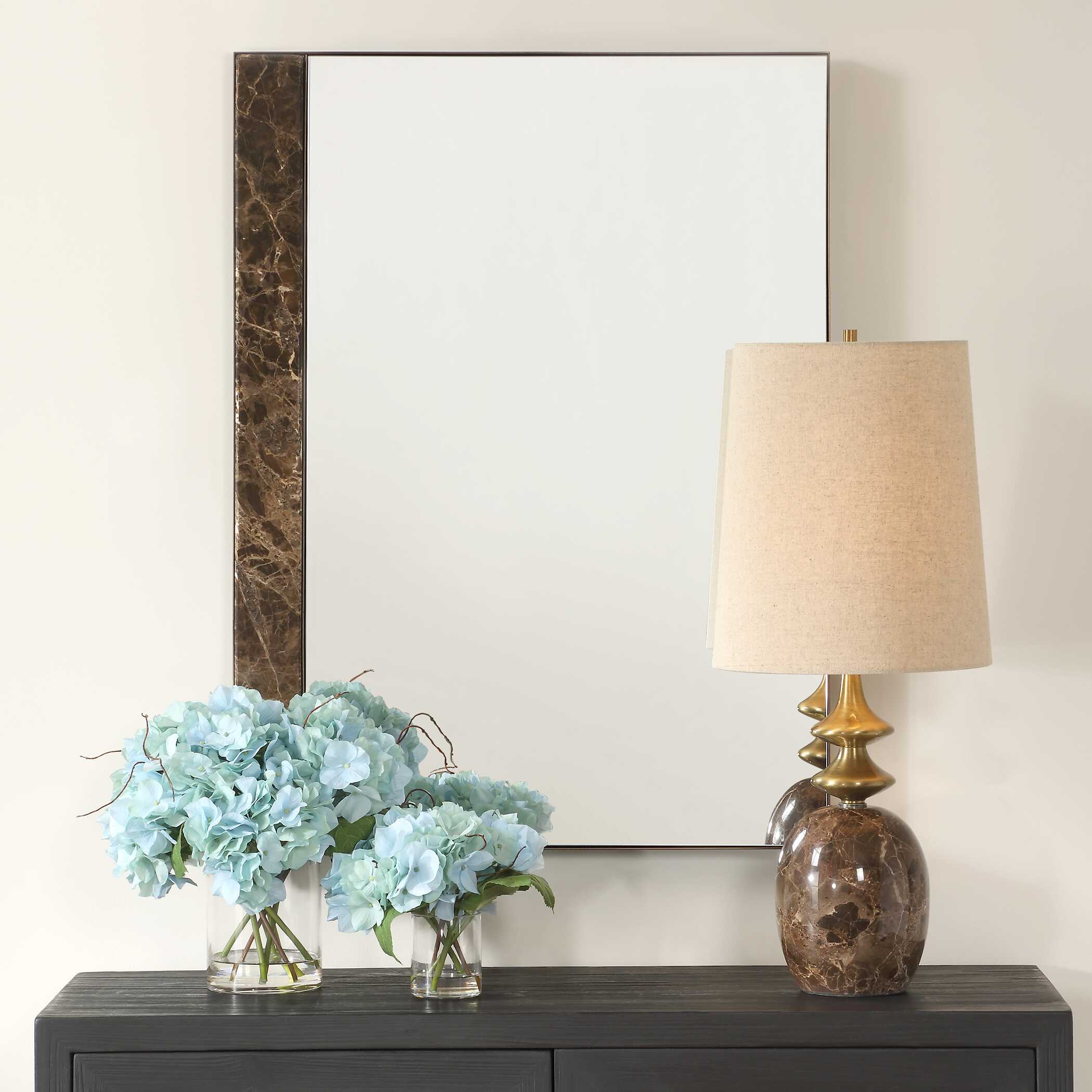 Abbyson Home Hanover Marble Mirror