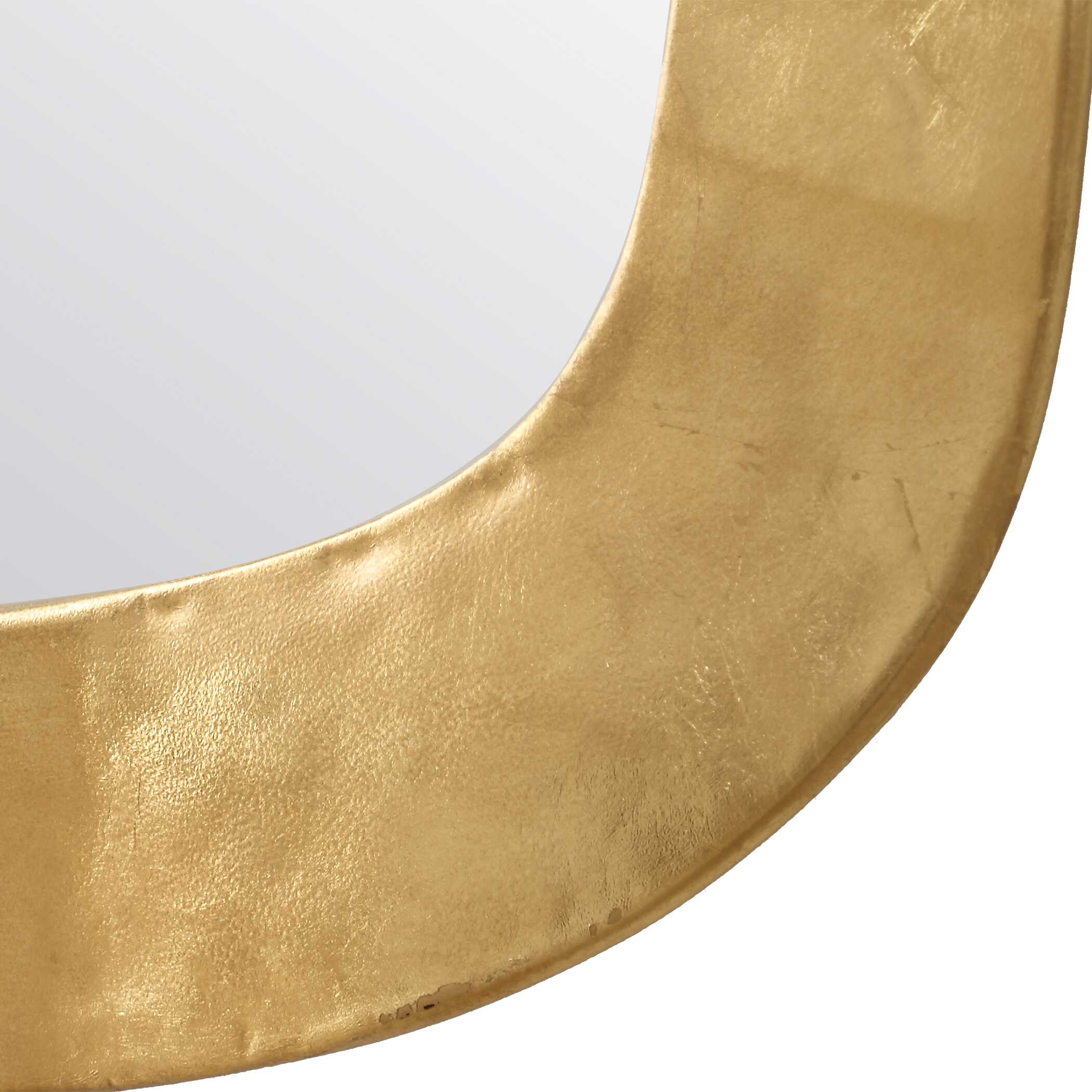 Abbyson Home Decorative Gold Leaf Mirror