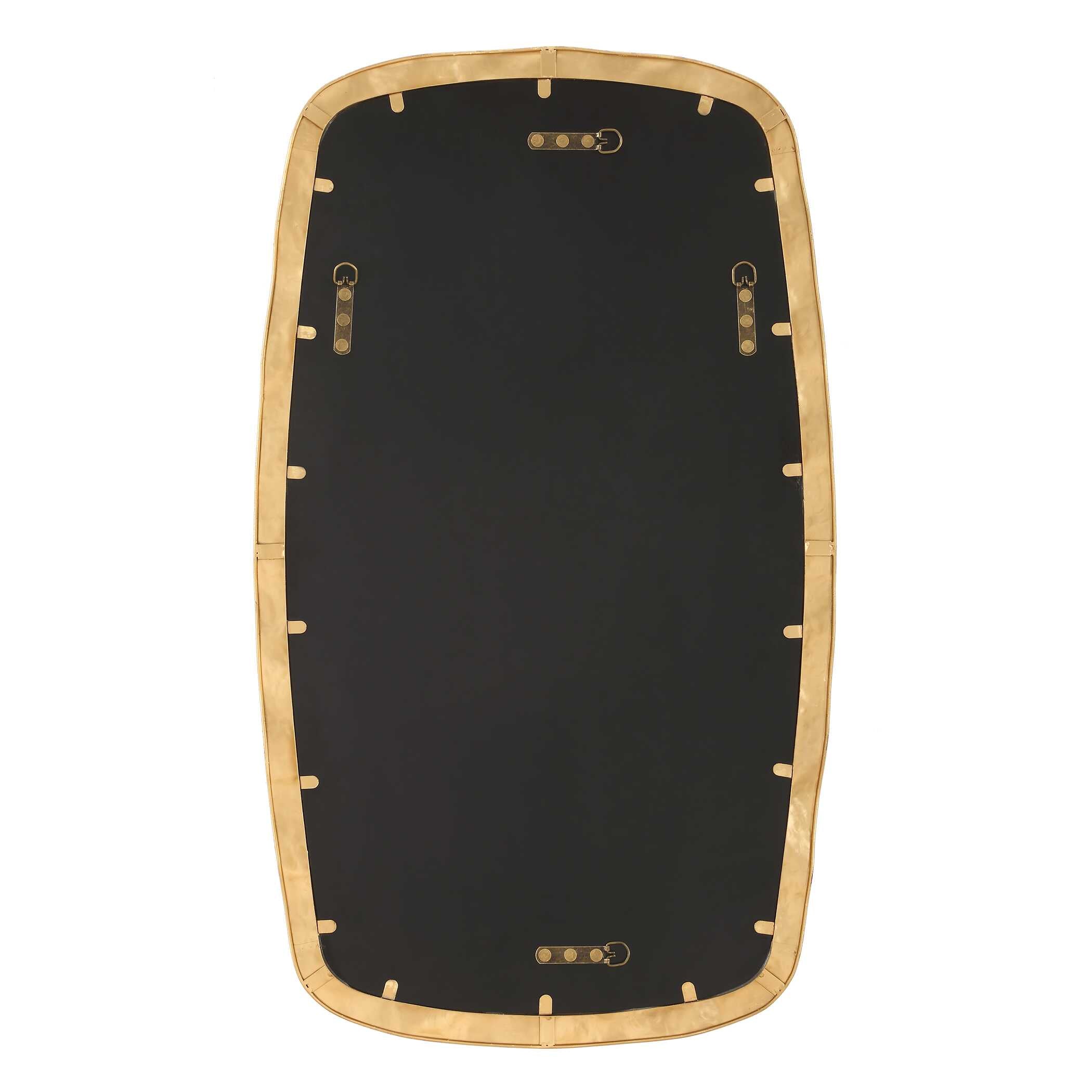 Abbyson Home Decorative Gold Leaf Mirror