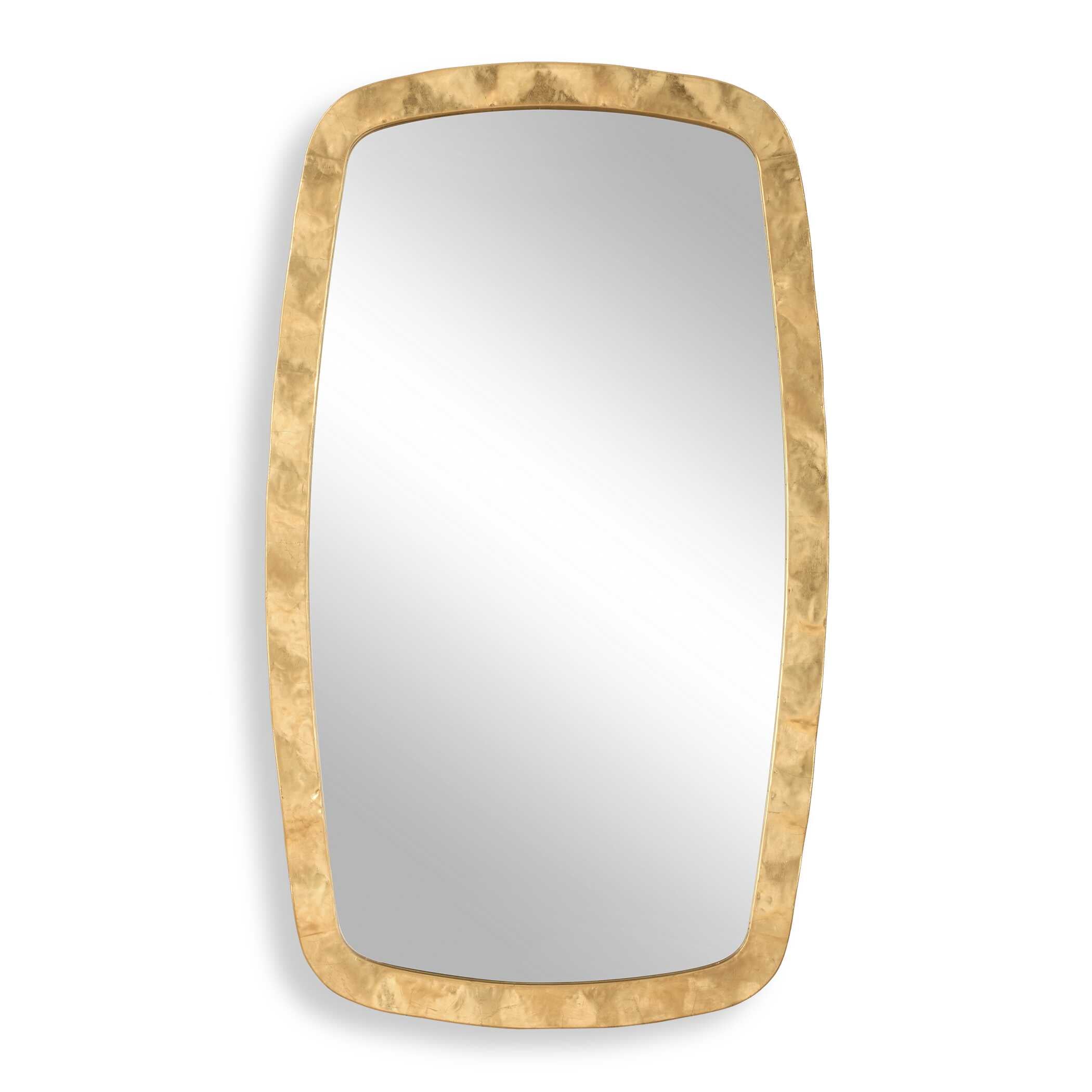 Abbyson Home Decorative Gold Leaf Mirror