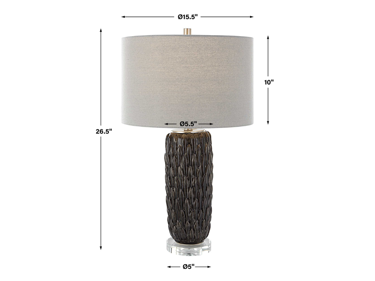 Abbyson Home Nellie Textured Table Lamp