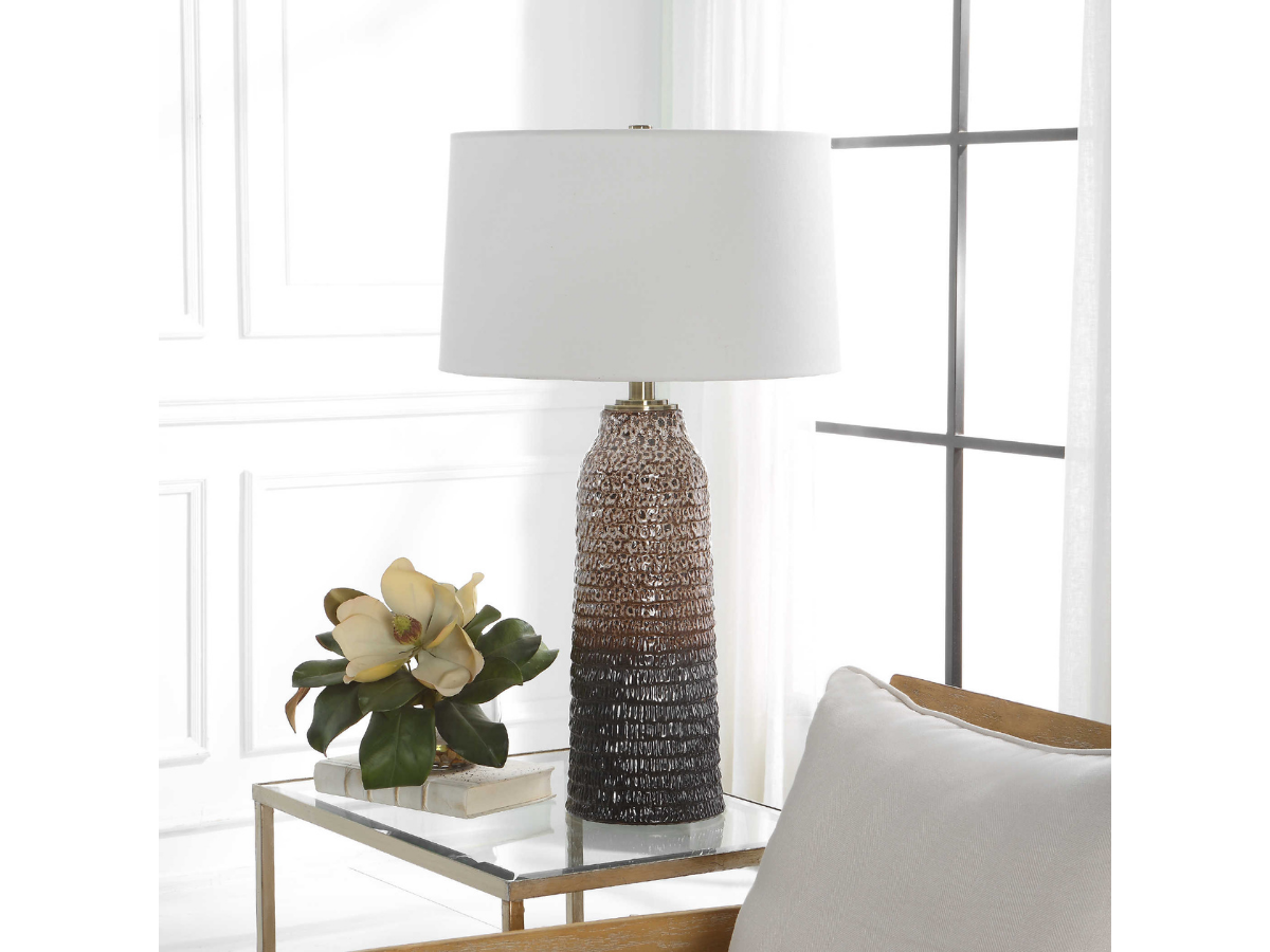 Abbyson Home Pompa Mottled Table Lamp
