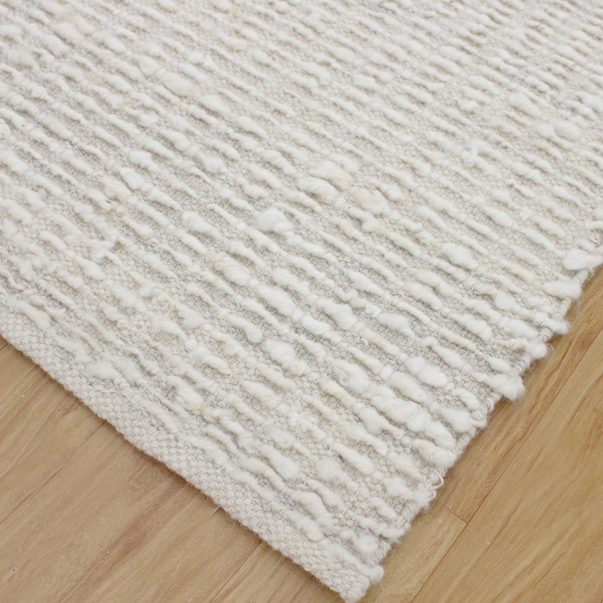 Abbyson Home Lovelle Ivory Soft Wool Indoor 8 X 10 Rug