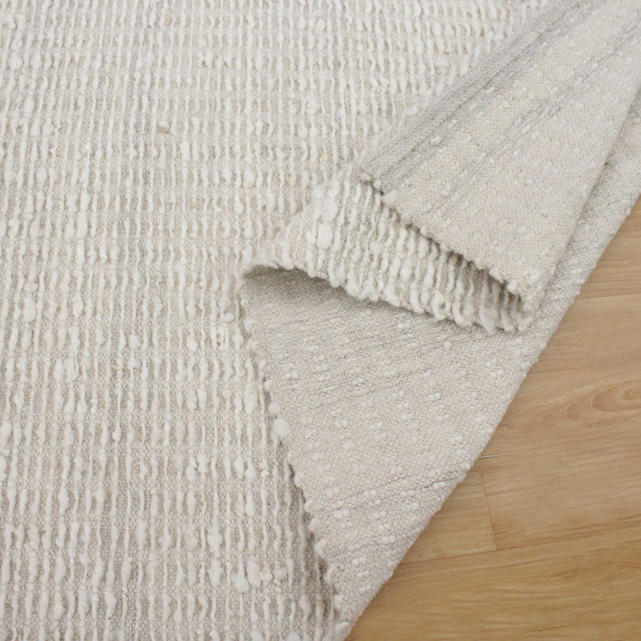 Abbyson Home Lovelle Ivory Soft Wool Indoor 6 X 9 Rug