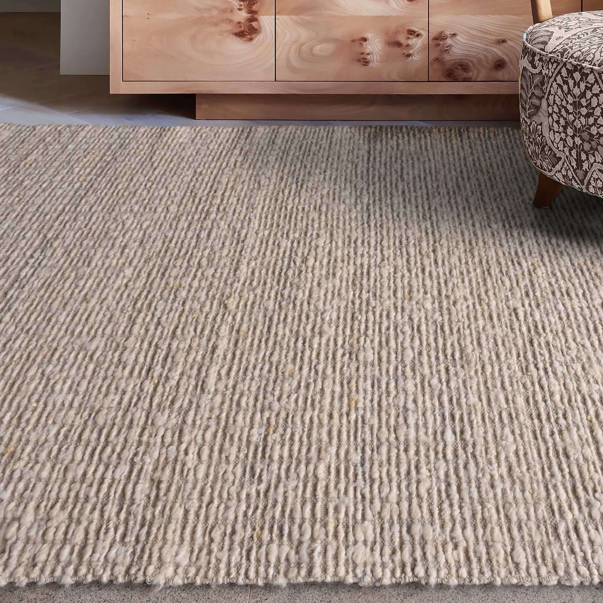 Abbyson Home Lovelle Ivory Soft Wool Indoor 8 X 10 Rug