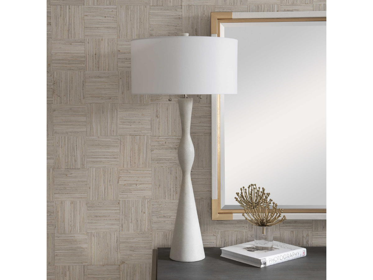 Abbyson Home Sarena Ivory Stone Table Lamp