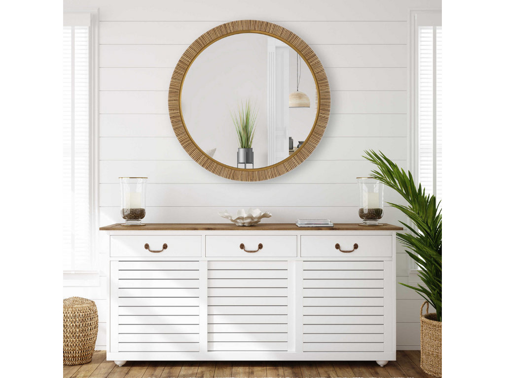 Abbyson Home Jaqueline Round Mirror