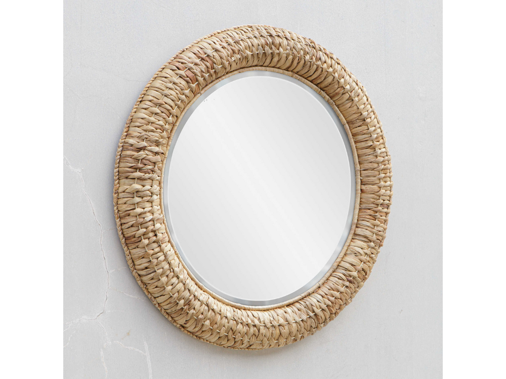 Abbyson Home Thia Round Mirror