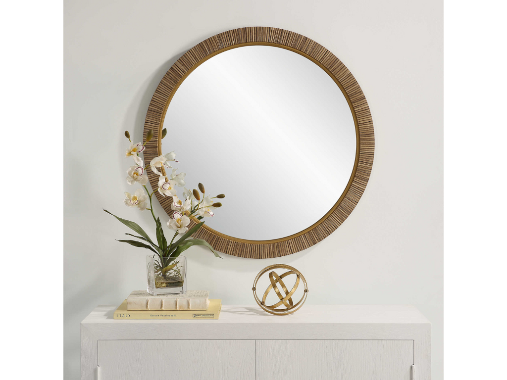 Abbyson Home Jaqueline Round Mirror