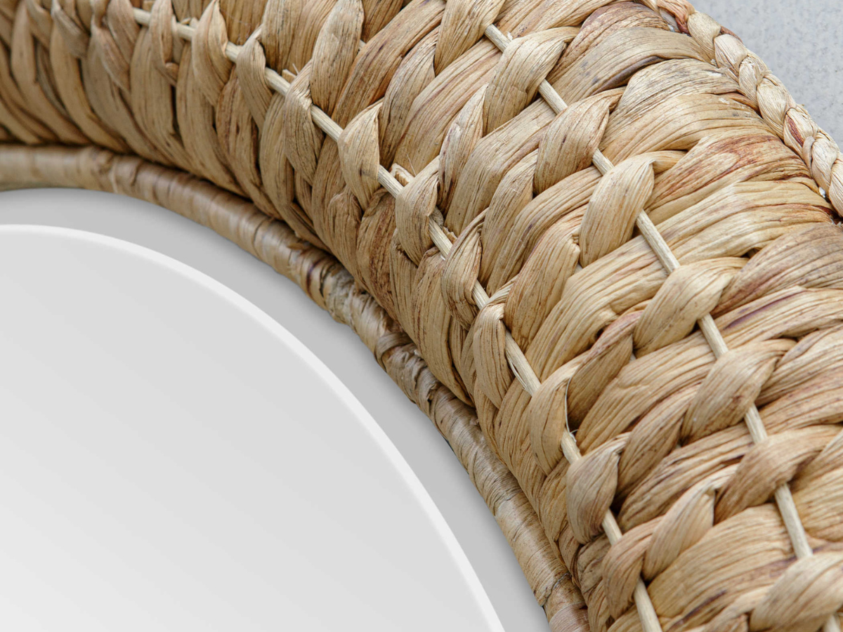 Abbyson Home Thia Round Mirror