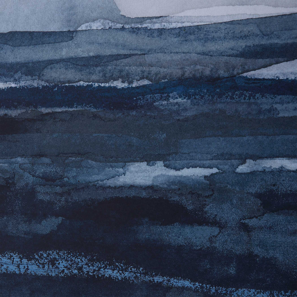 Abbyson Home Rising Blue Abstract Framed Prints Set/2