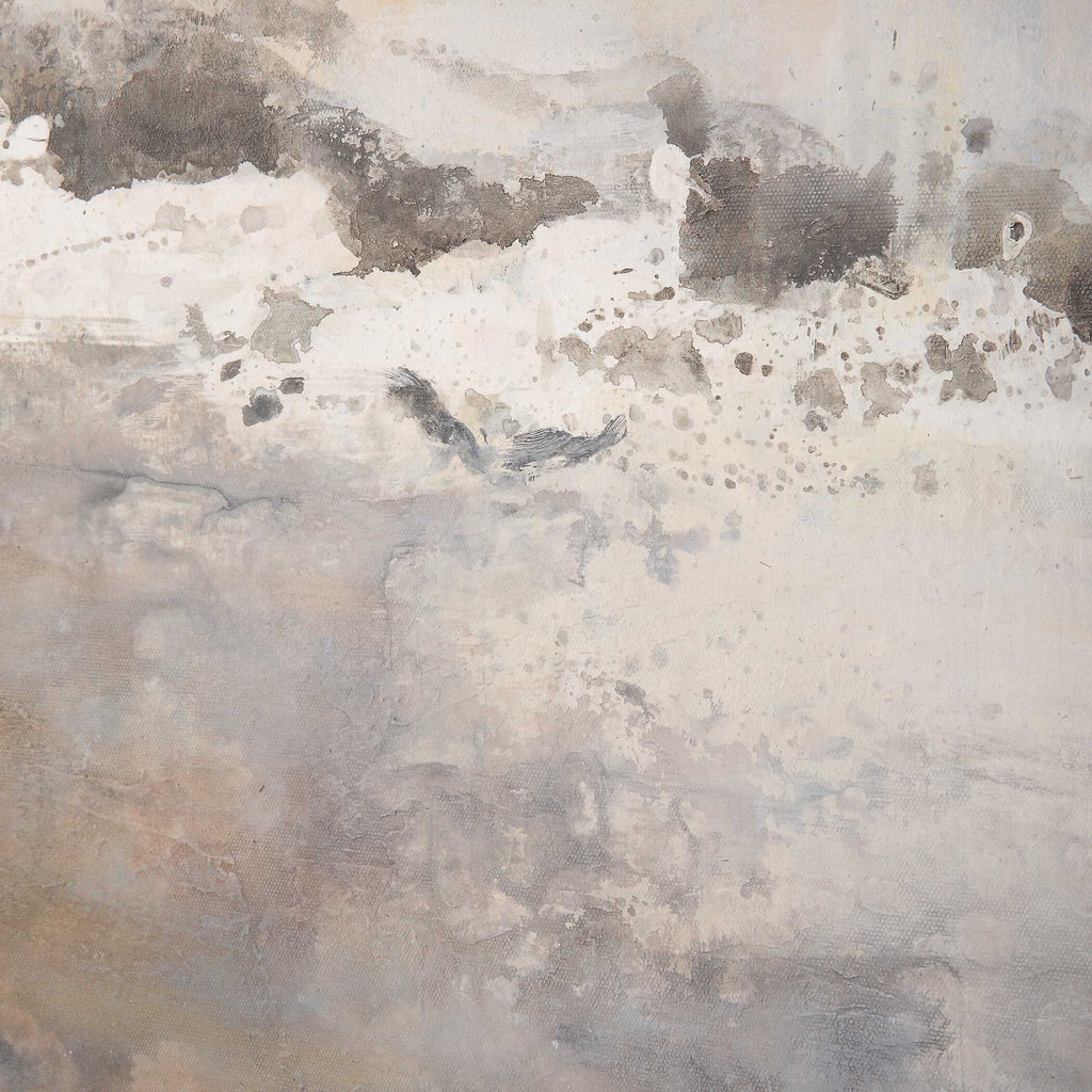 Abbyson Home Storm Clouds Abstract Hand Painted Art