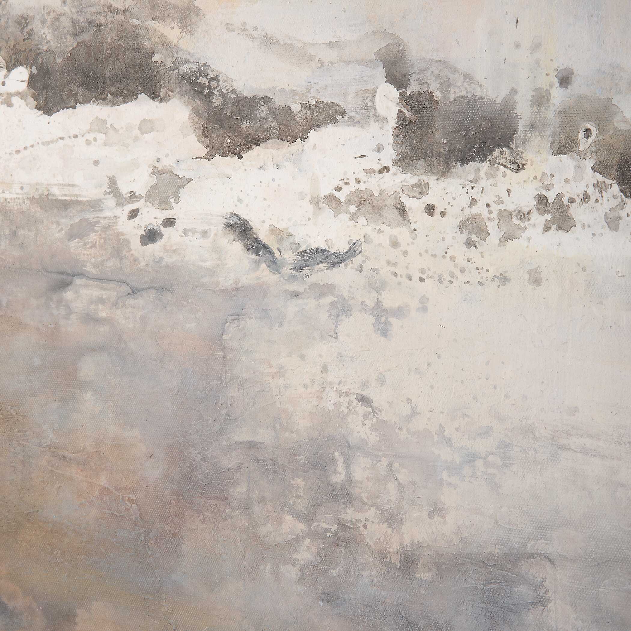 Abbyson Home Storm Clouds Abstract Hand Painted Art