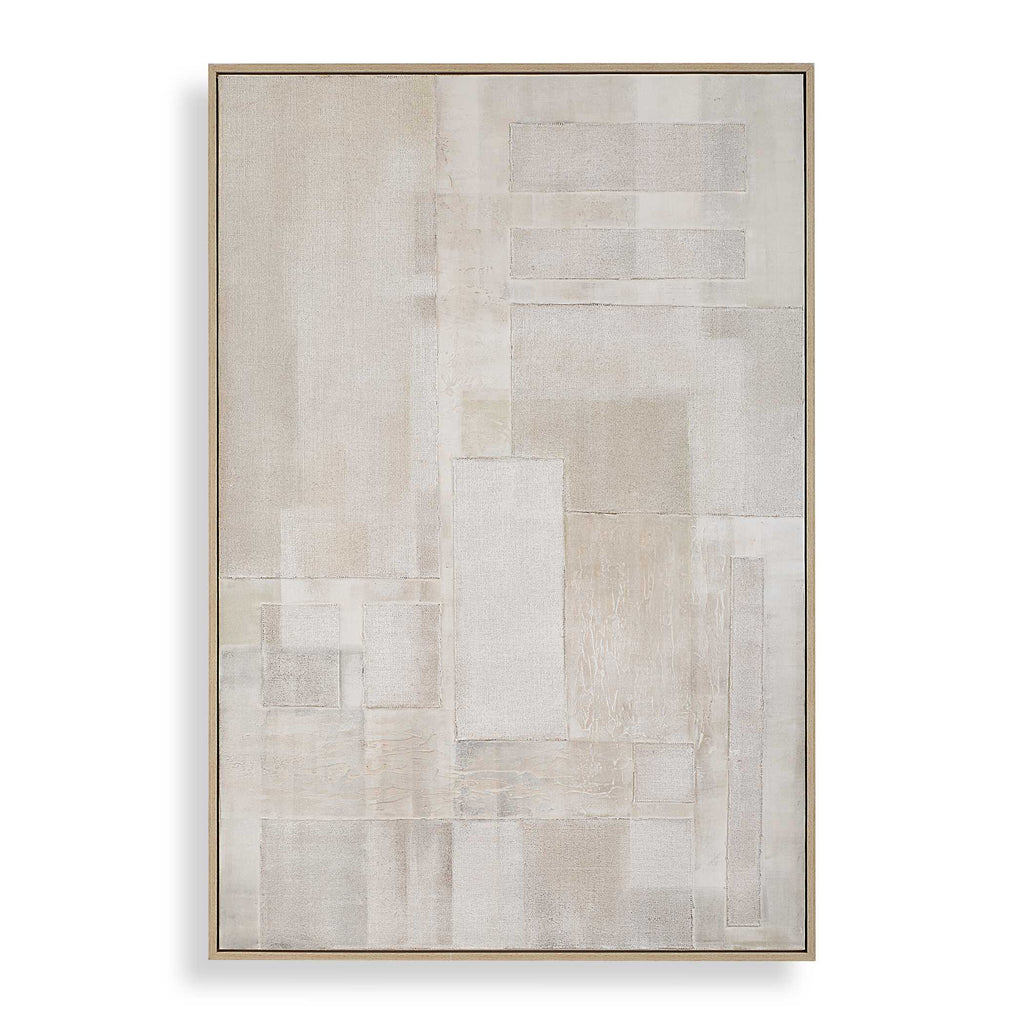 Abbyson Home Erase Canvas Abstract Art