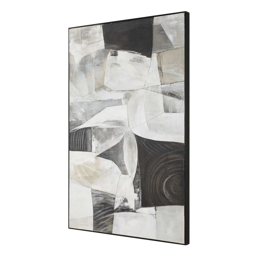 Abbyson Home Folding Time Framed Abstract Art