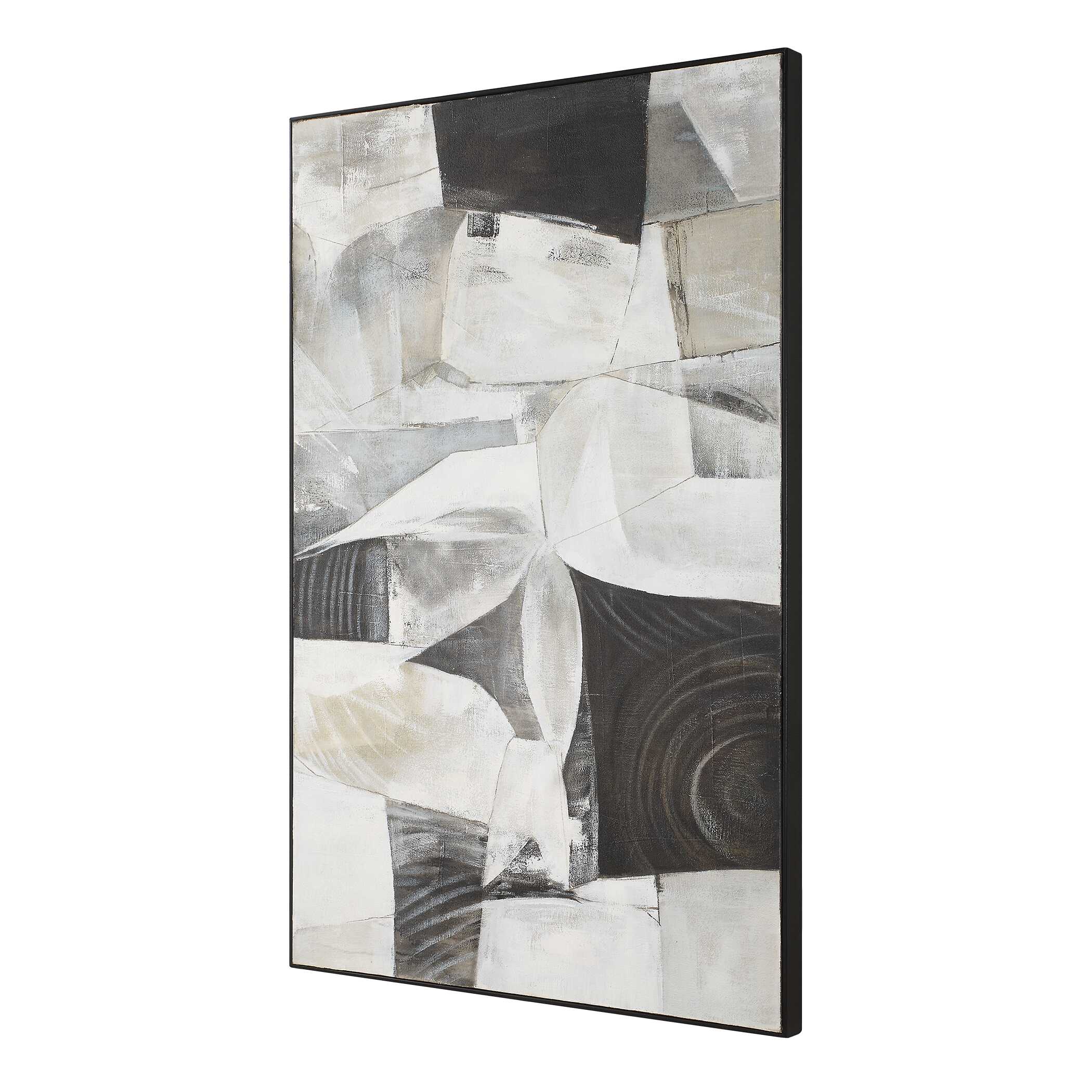 Abbyson Home Folding Time Framed Abstract Art
