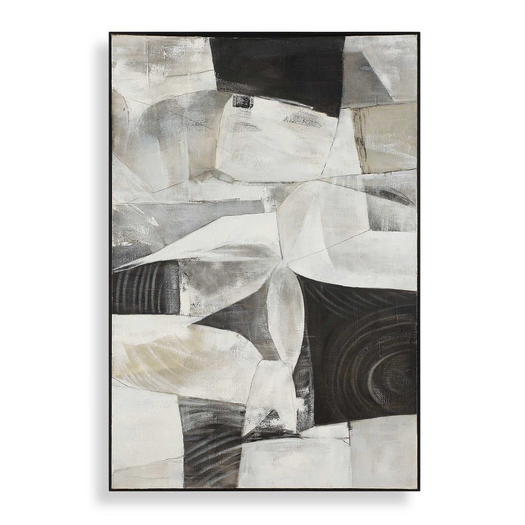Abbyson Home Folding Time Framed Abstract Art