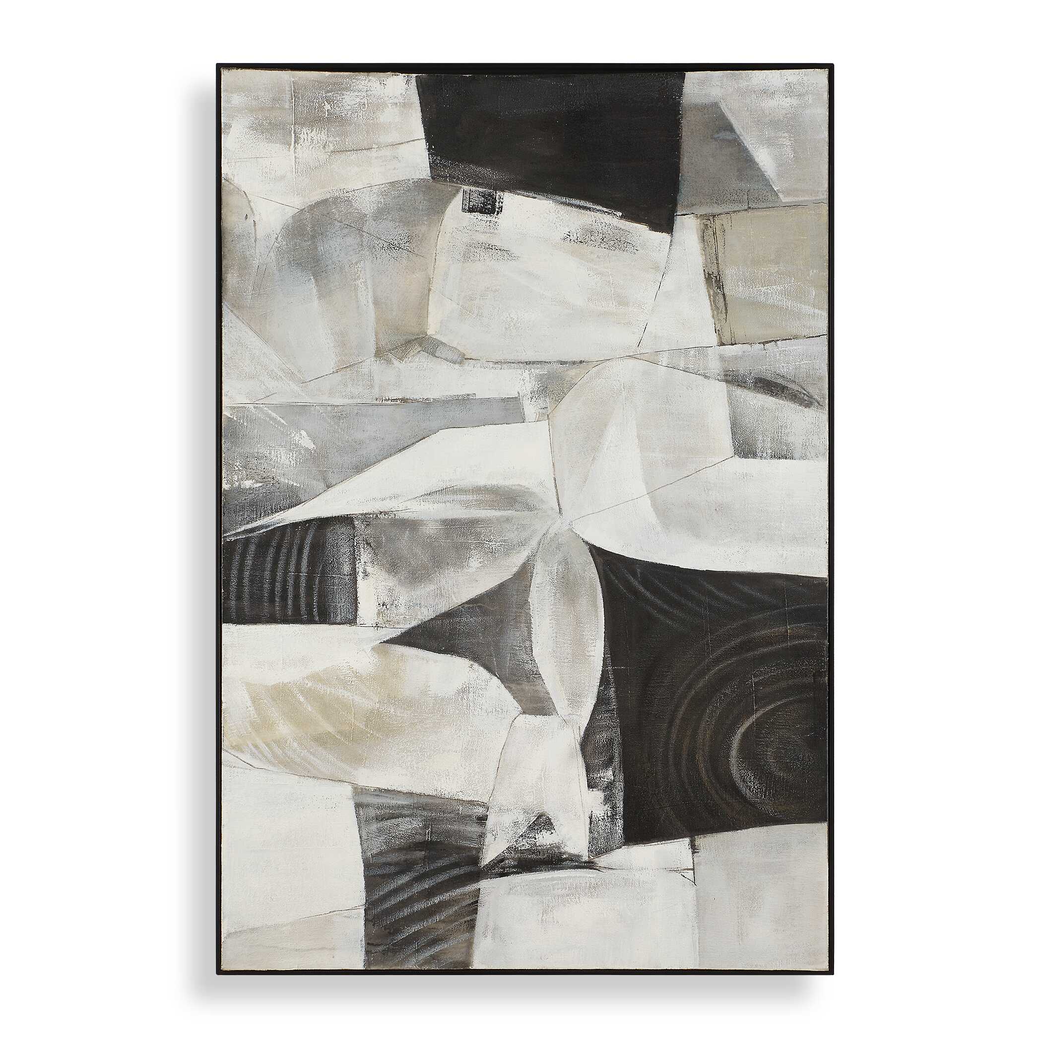 Abbyson Home Folding Time Framed Abstract Art