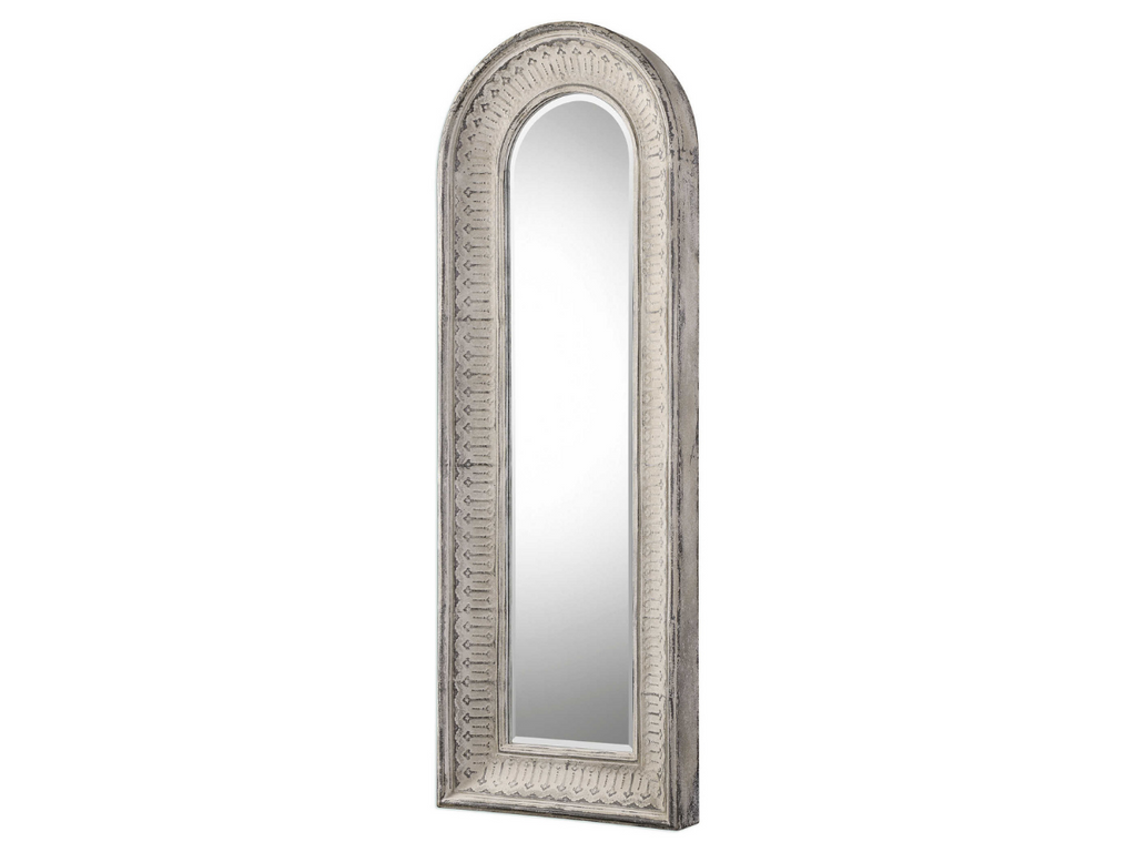 Abbyson Home Aria Aged Gray Arch Mirror