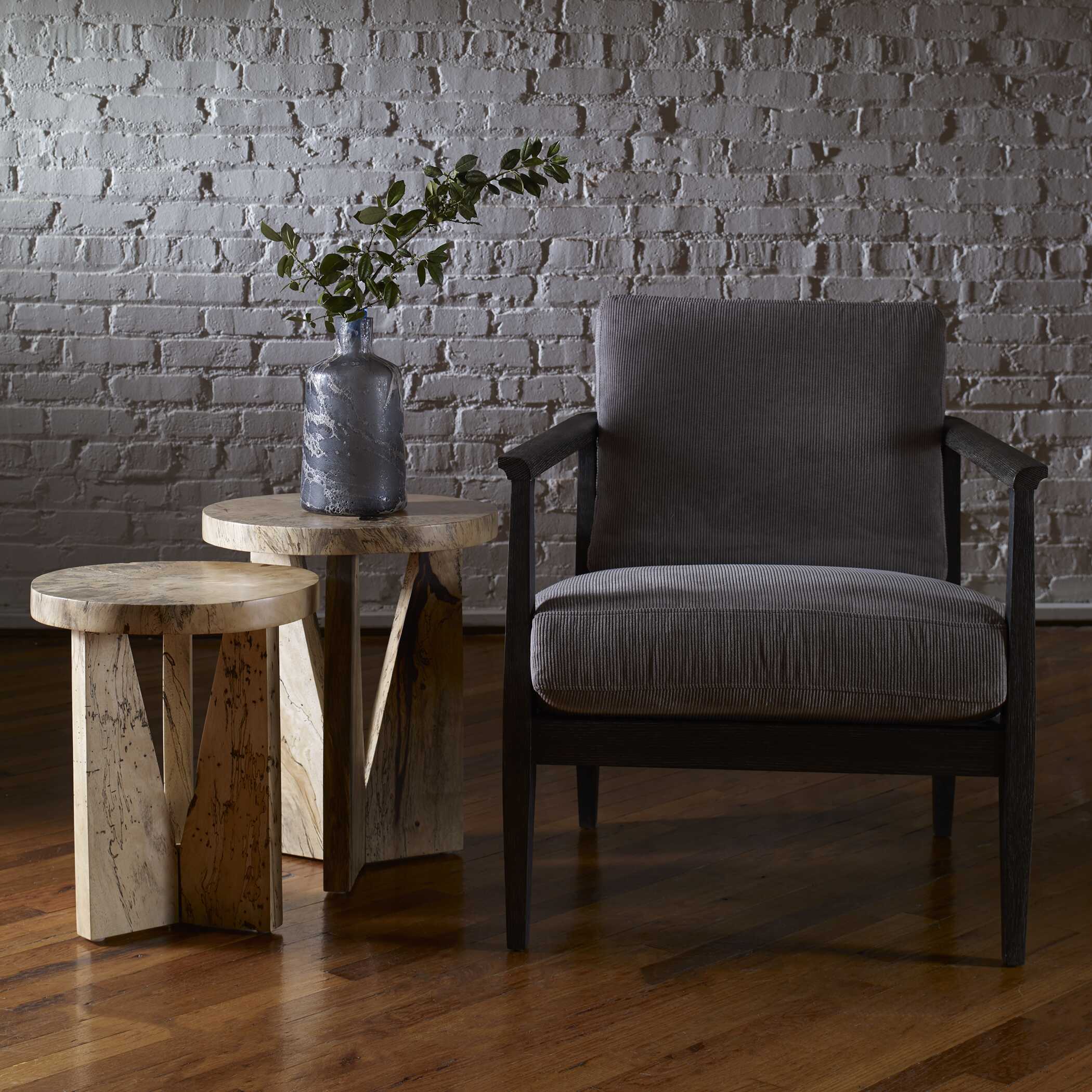 Abbyson Home Nadette Natural Nesting Tables Set/2