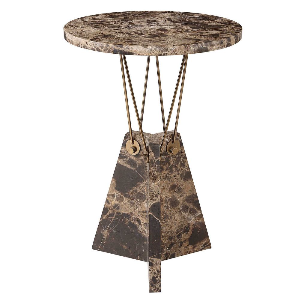 Abbyson Home Levitate Marble Accent Table