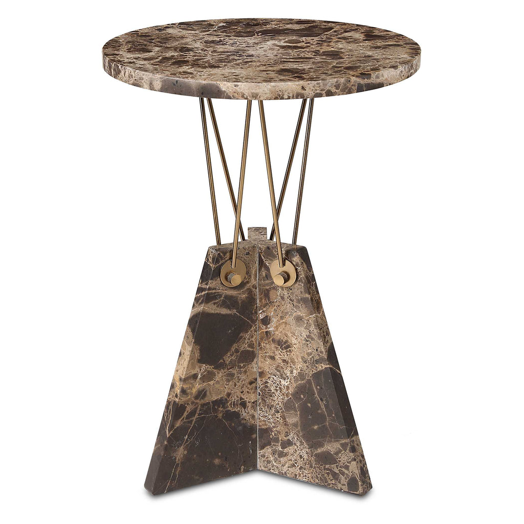 Abbyson Home Levitate Marble Accent Table