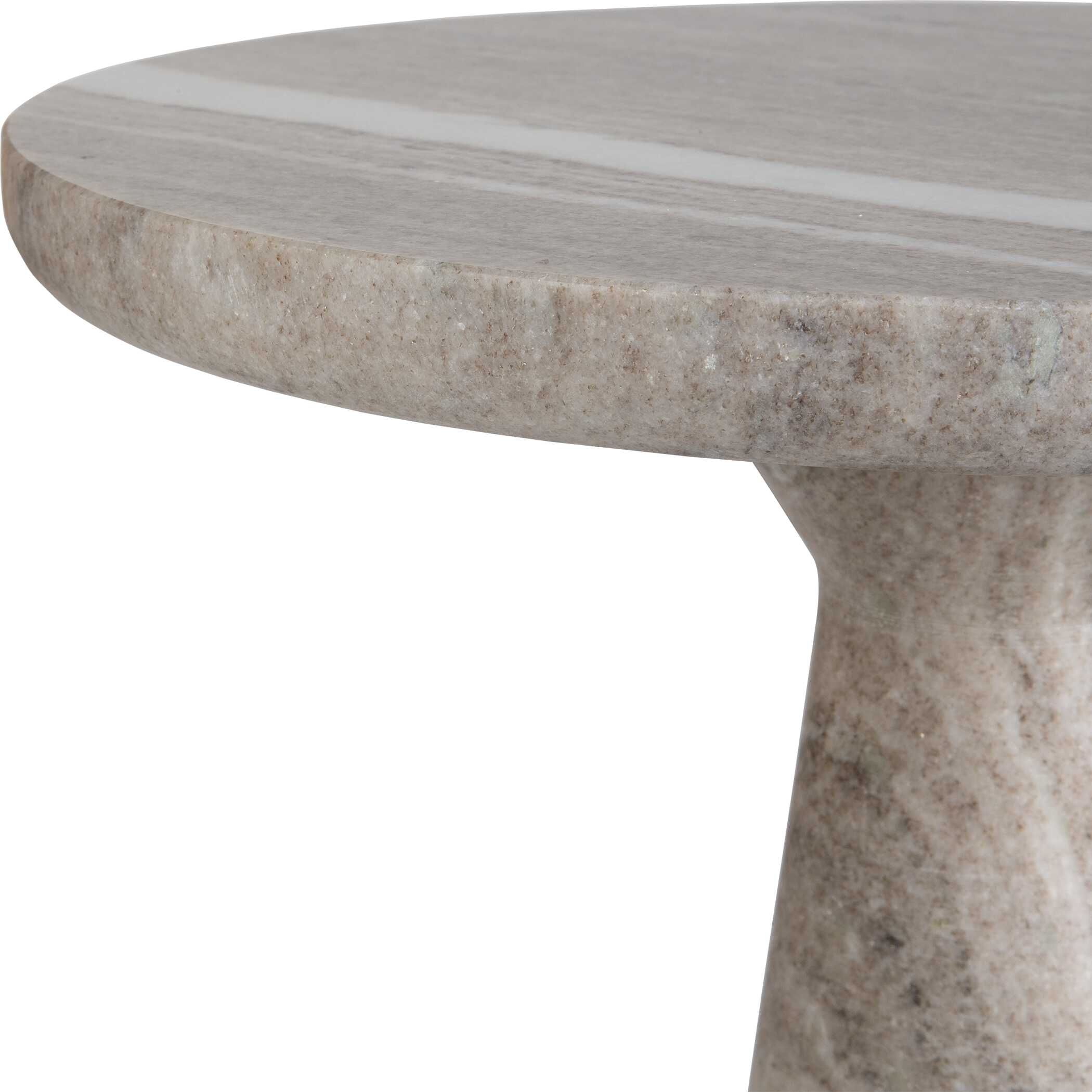 Abbyson Home Stour Marble Accent Table